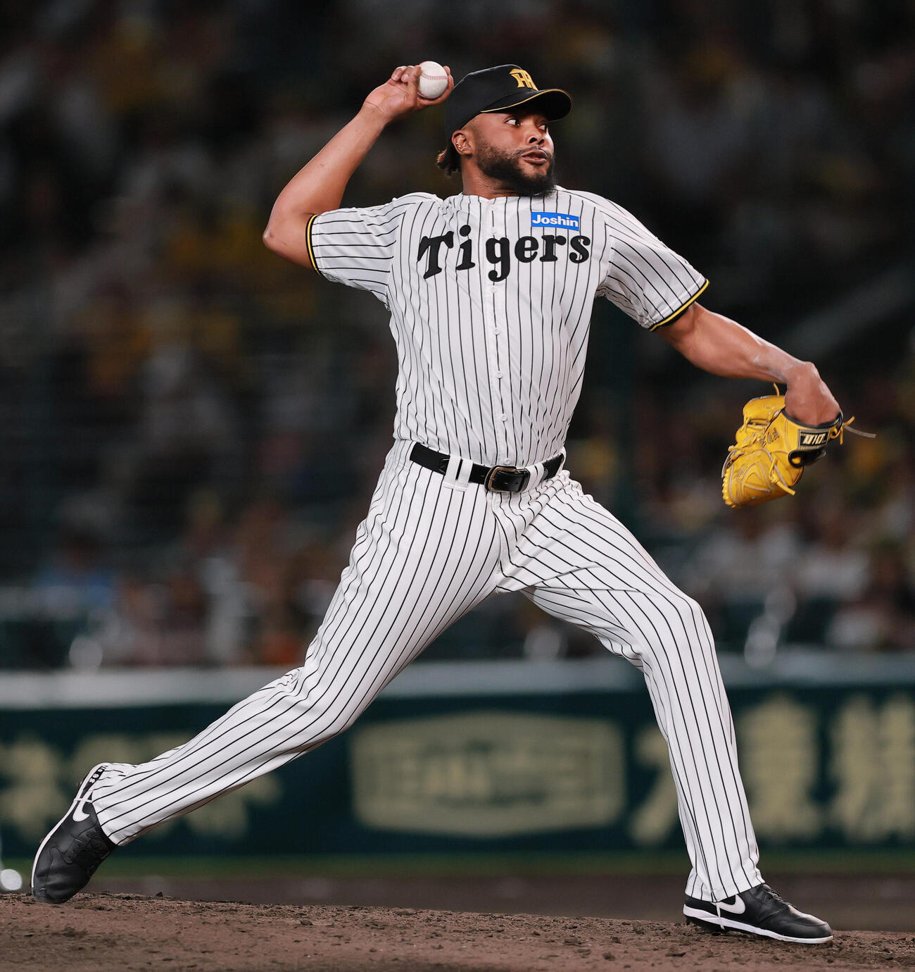 阪神対中日　8回表に登板する阪神ラファエル・ドリス（撮影・上山淳一）