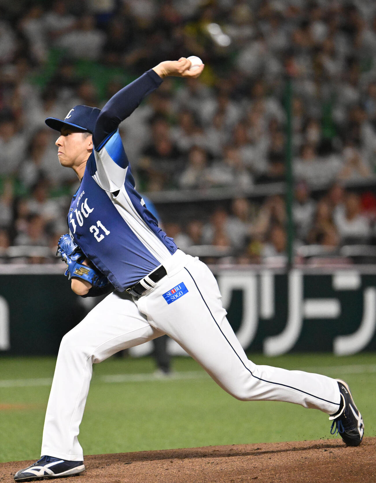 ソフトバンク対西武　西武先発の武内夏暉（撮影・林敢治）