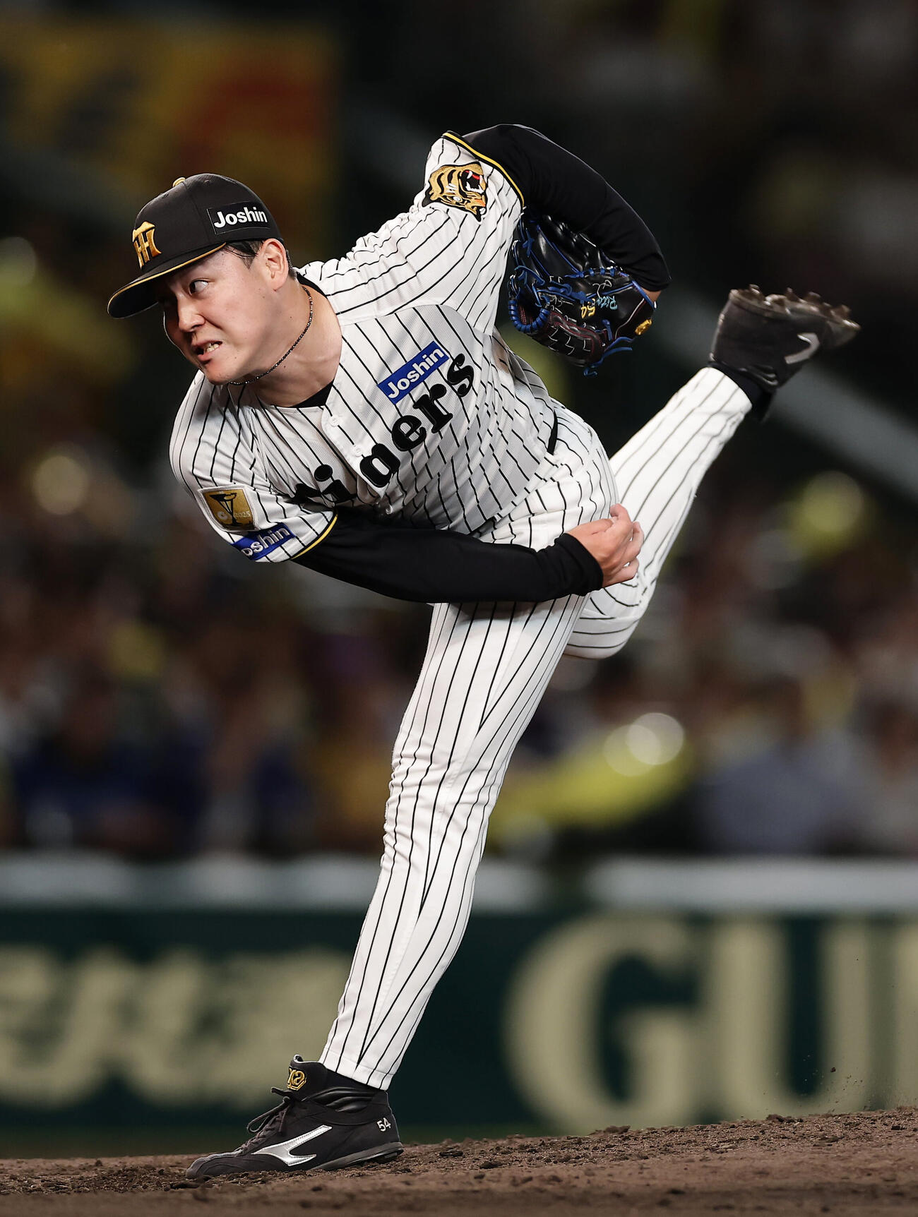阪神対中日　阪神2番手の木下里都（撮影・前田充）