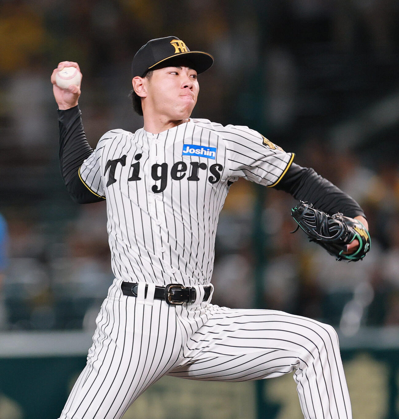阪神対中日　10回表に登板する阪神工藤泰成（撮影・上山淳一）