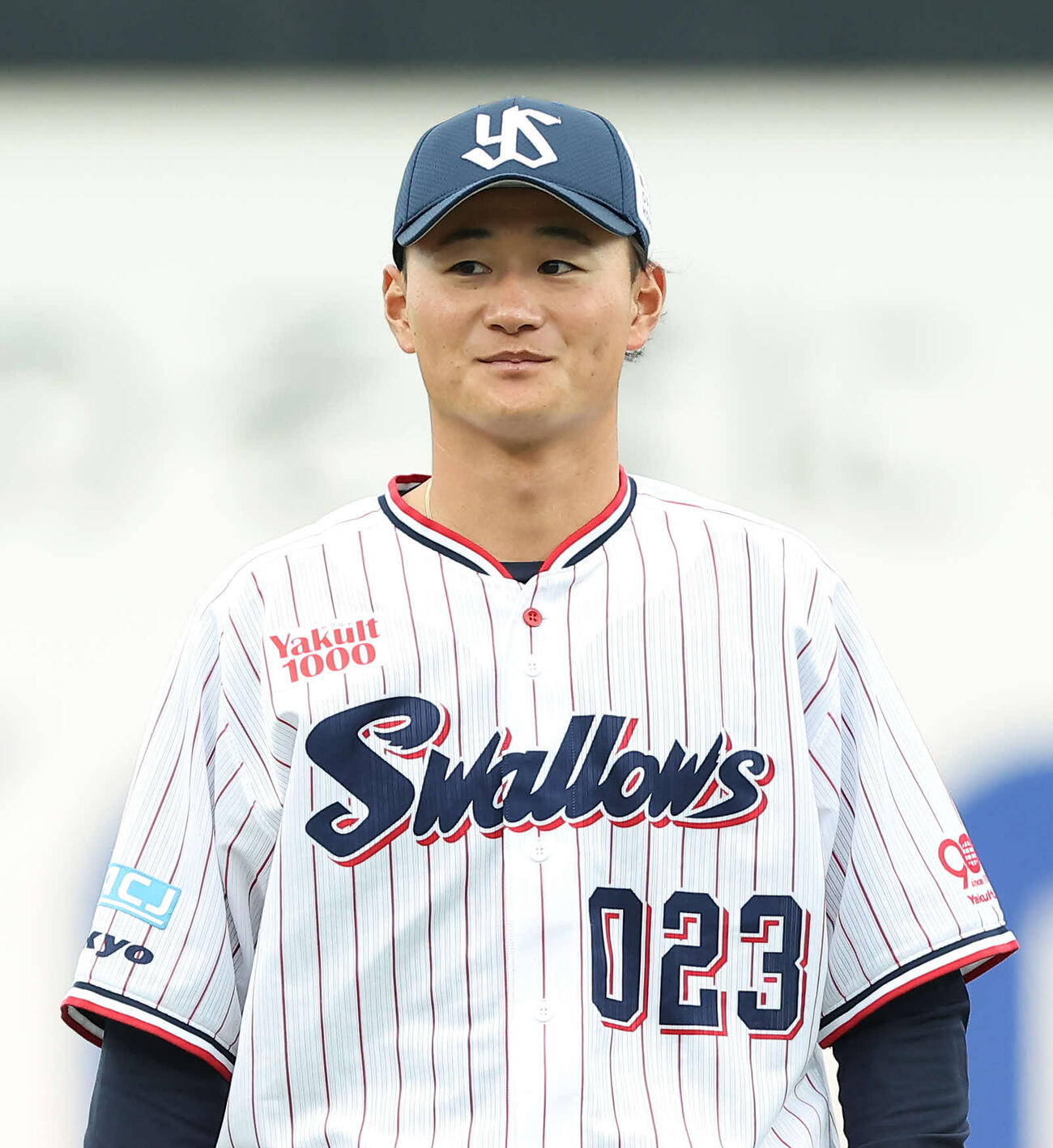 ヤクルト沢野聖悠(2025年3月撮影)