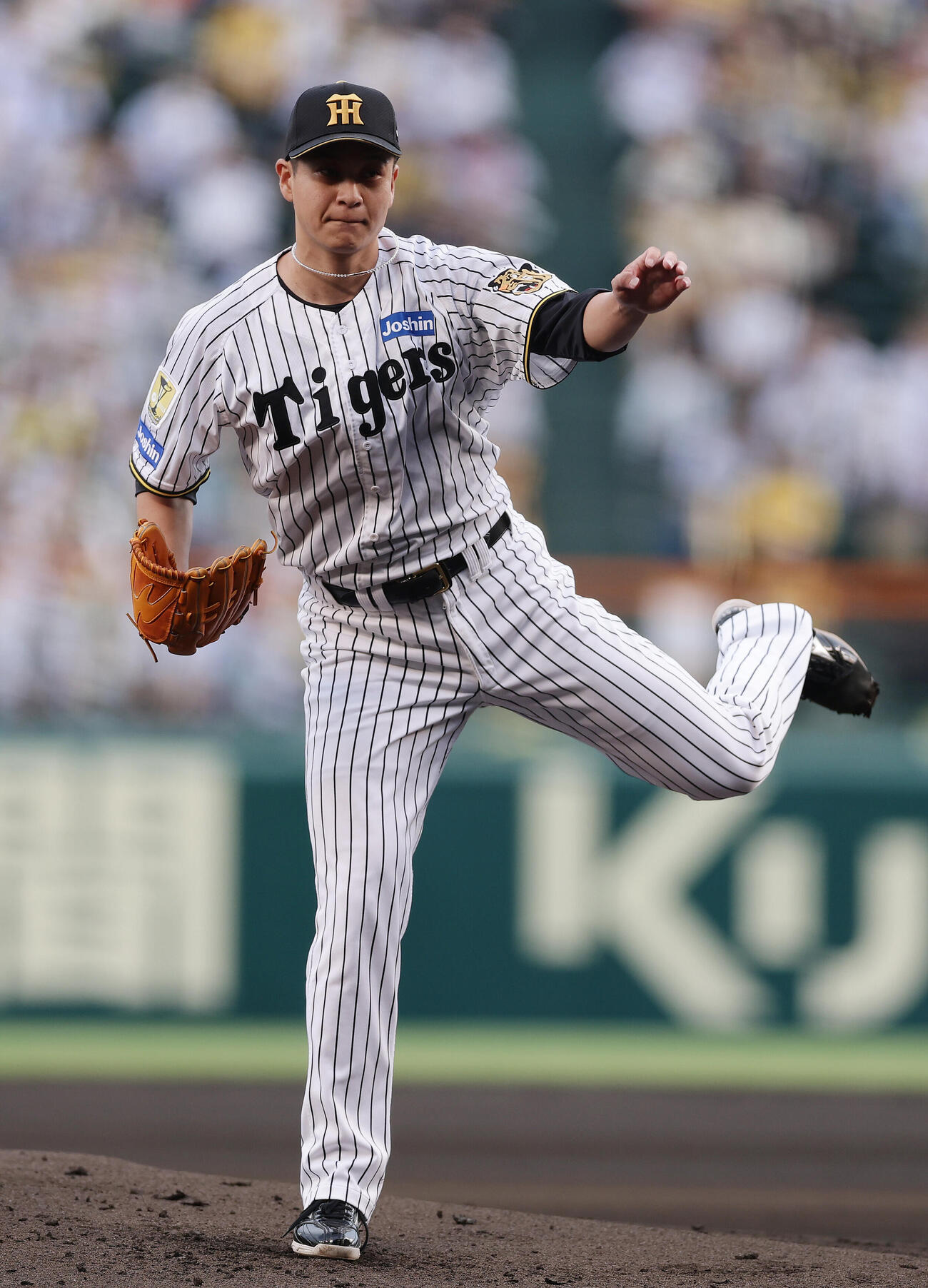 阪神対広島　力投する阪神先発の大竹耕太郎（撮影・前田充）
