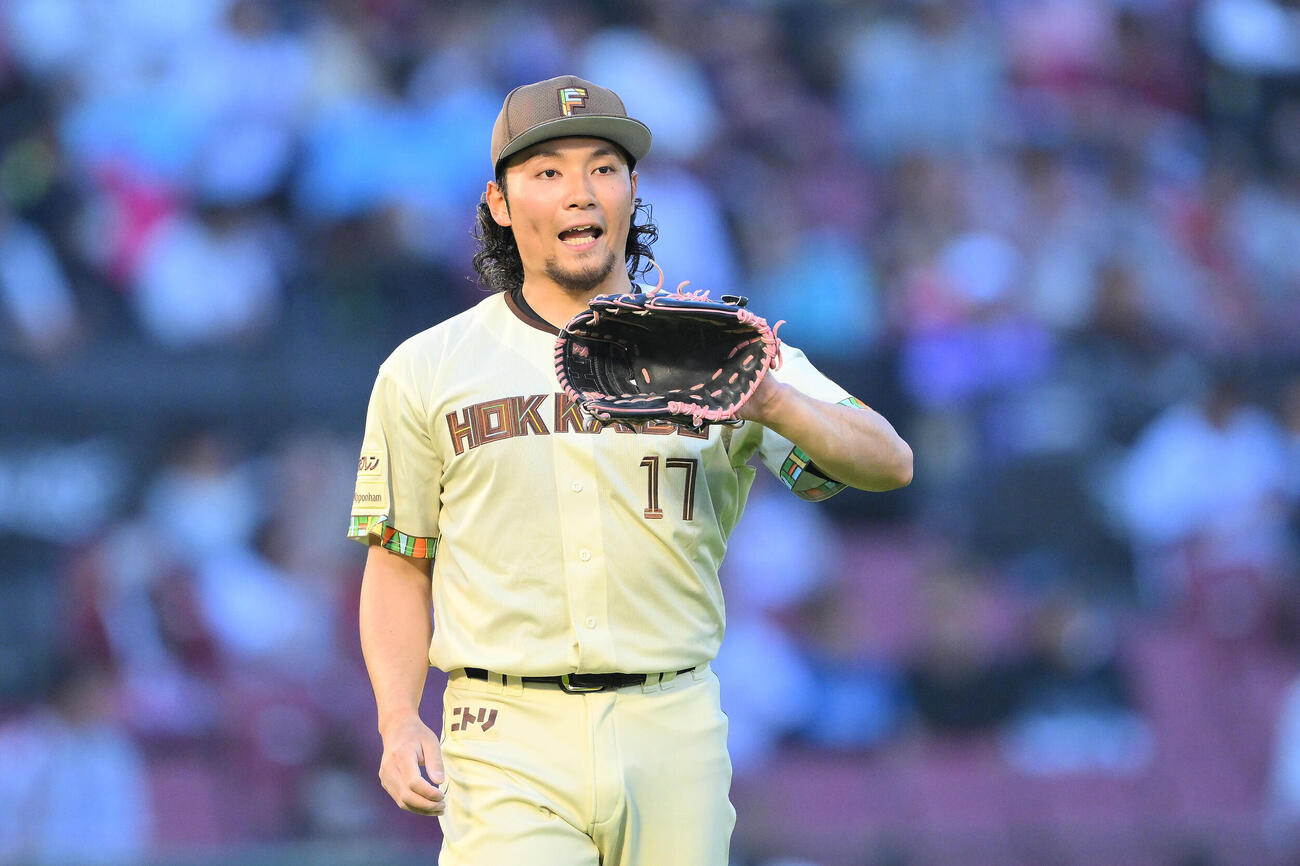 楽天対日本ハム　日本ハム先発の伊藤大海（撮影・滝沢徹郎）