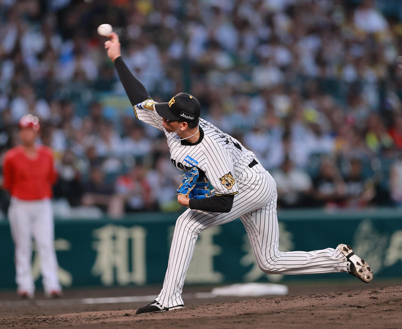 阪神対広島　4回表に登板する阪神今朝丸裕喜（撮影・上山淳一）