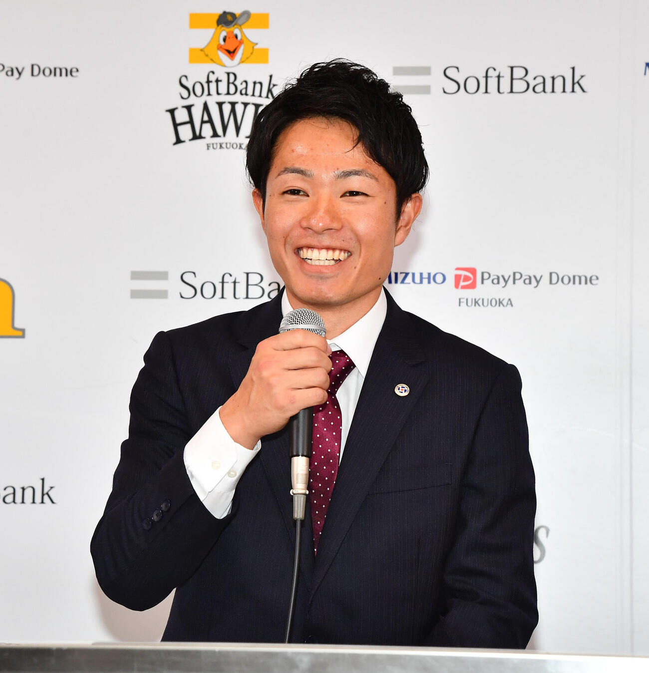 野球振興活動でウガンダ共和国へ派遣される魚地龍平さん（撮影・岩下翔太）