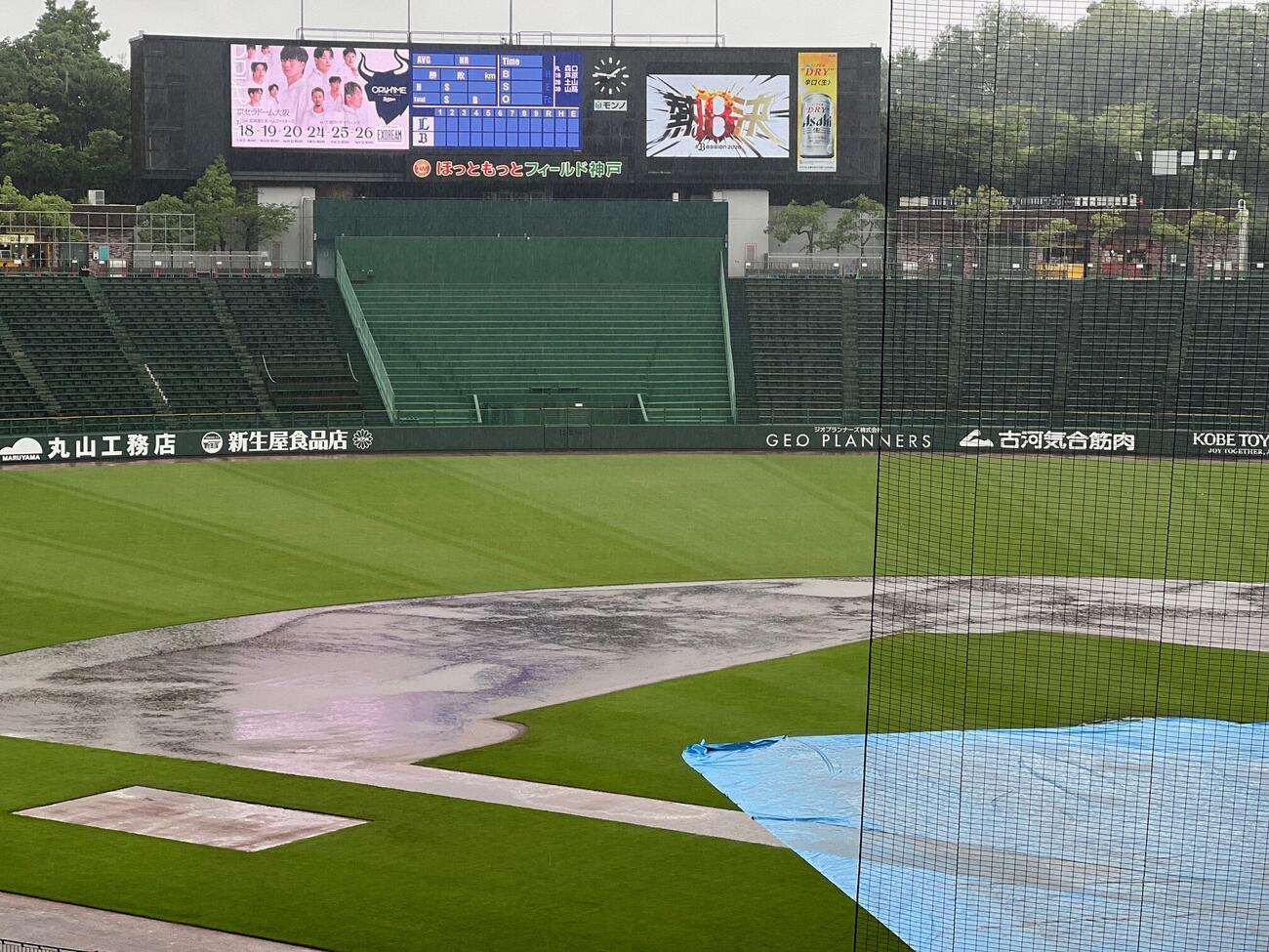 オリックス－西武14回戦は雨天中止が決定