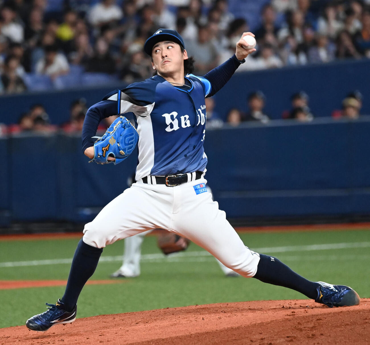 オリックス対西武　西武先発の隅田知一郎（撮影・石井愛子）