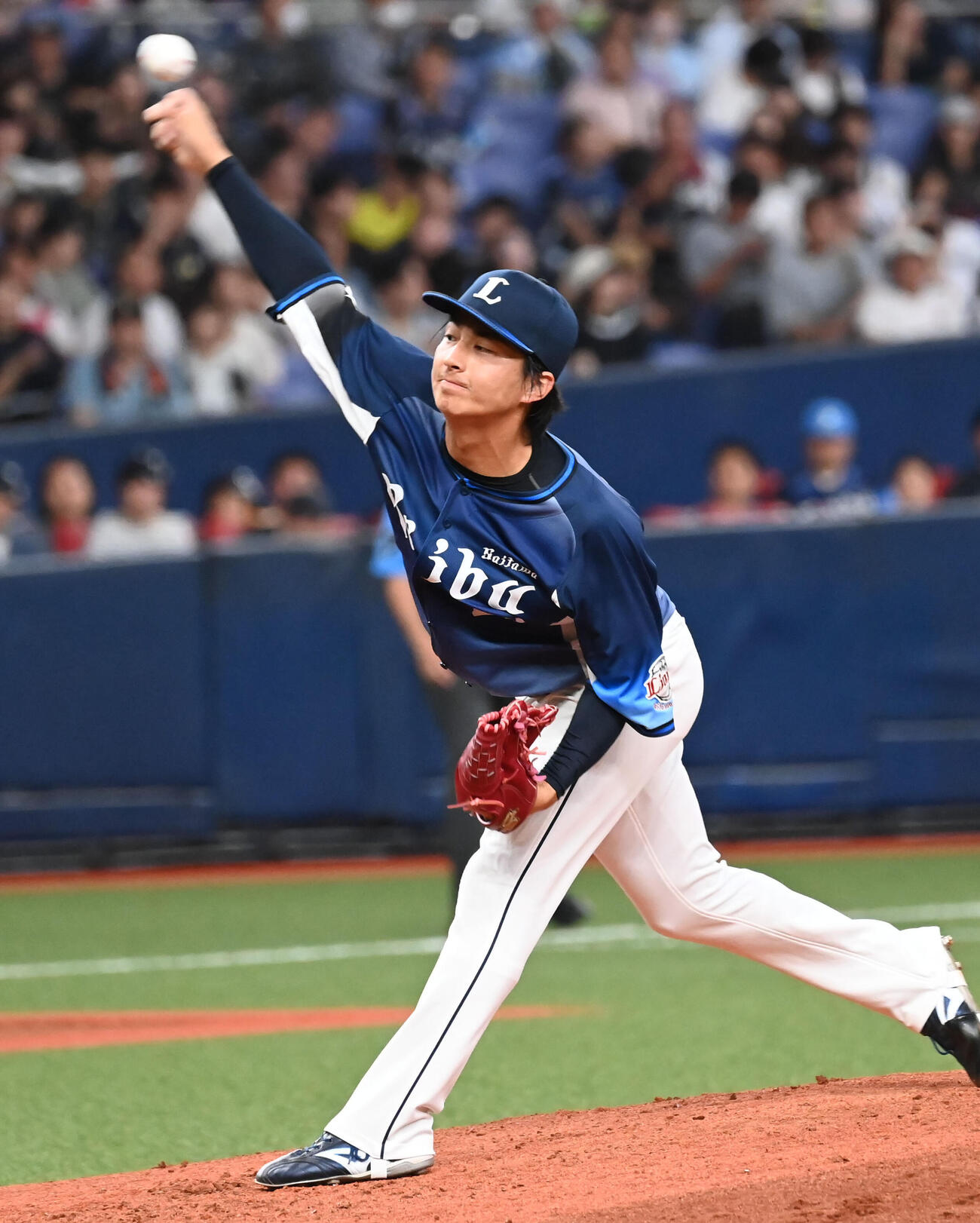 オリックス対西武　西武2番手の森脇亮介（撮影・石井愛子）