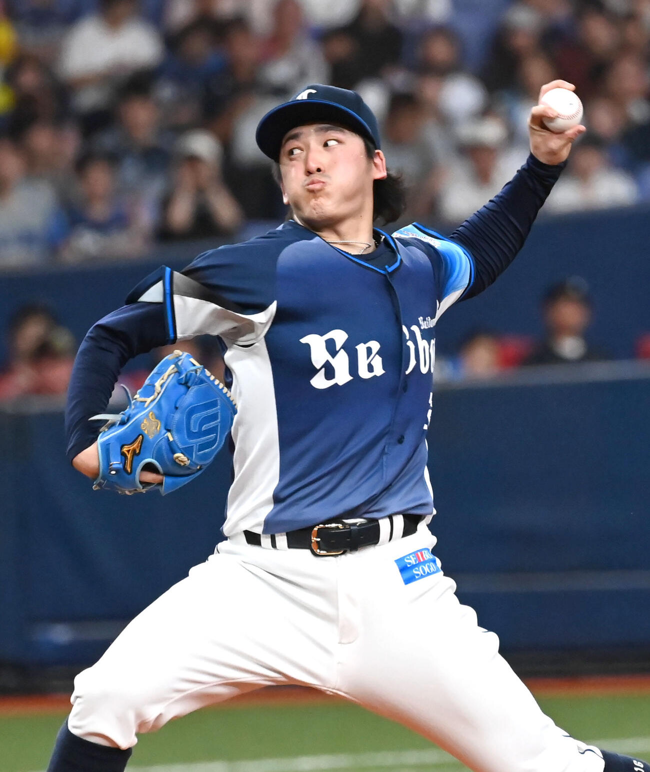 オリックス対西武　西武先発の隅田知一郎（撮影・石井愛子）