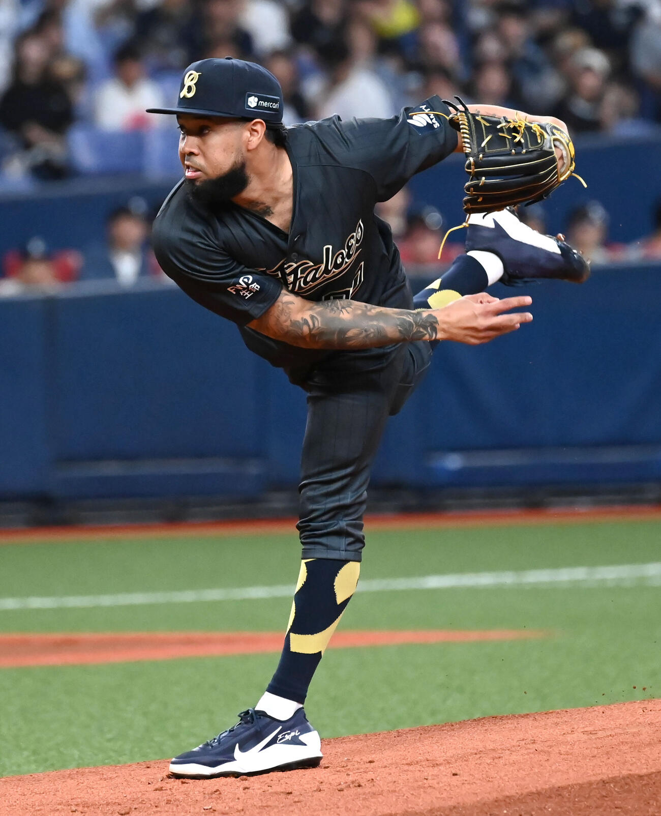 オリックス対西武　オリックス先発のアンダーソン・エスピノーザ（撮影・石井愛子）
