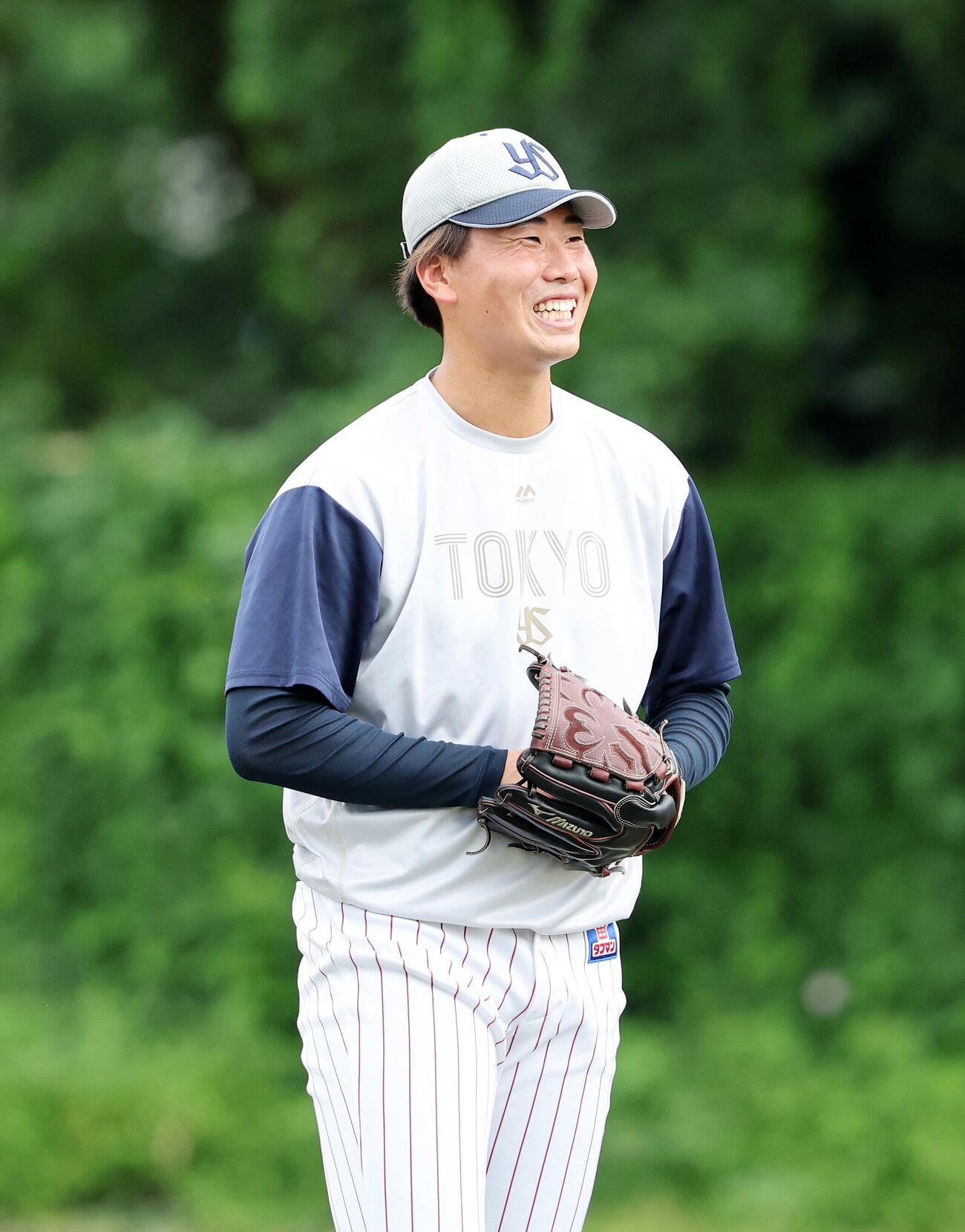 ヤクルト西舘昂汰（2026年7月4日撮影）