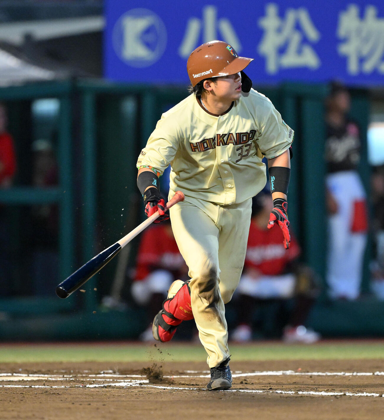 楽天対日本ハム　6回表日本ハム2死、進藤勇也はソロ本塁打を放つ（撮影・滝沢徹郎）