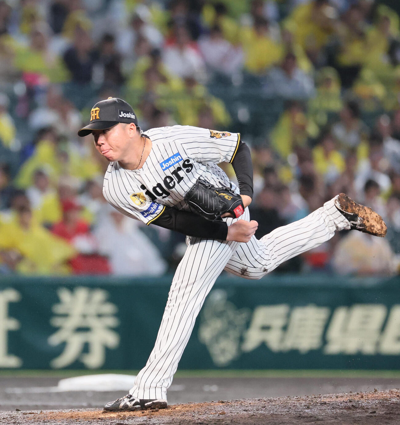 阪神対広島　阪神先発の村上頌樹（撮影・宮崎幸一）
