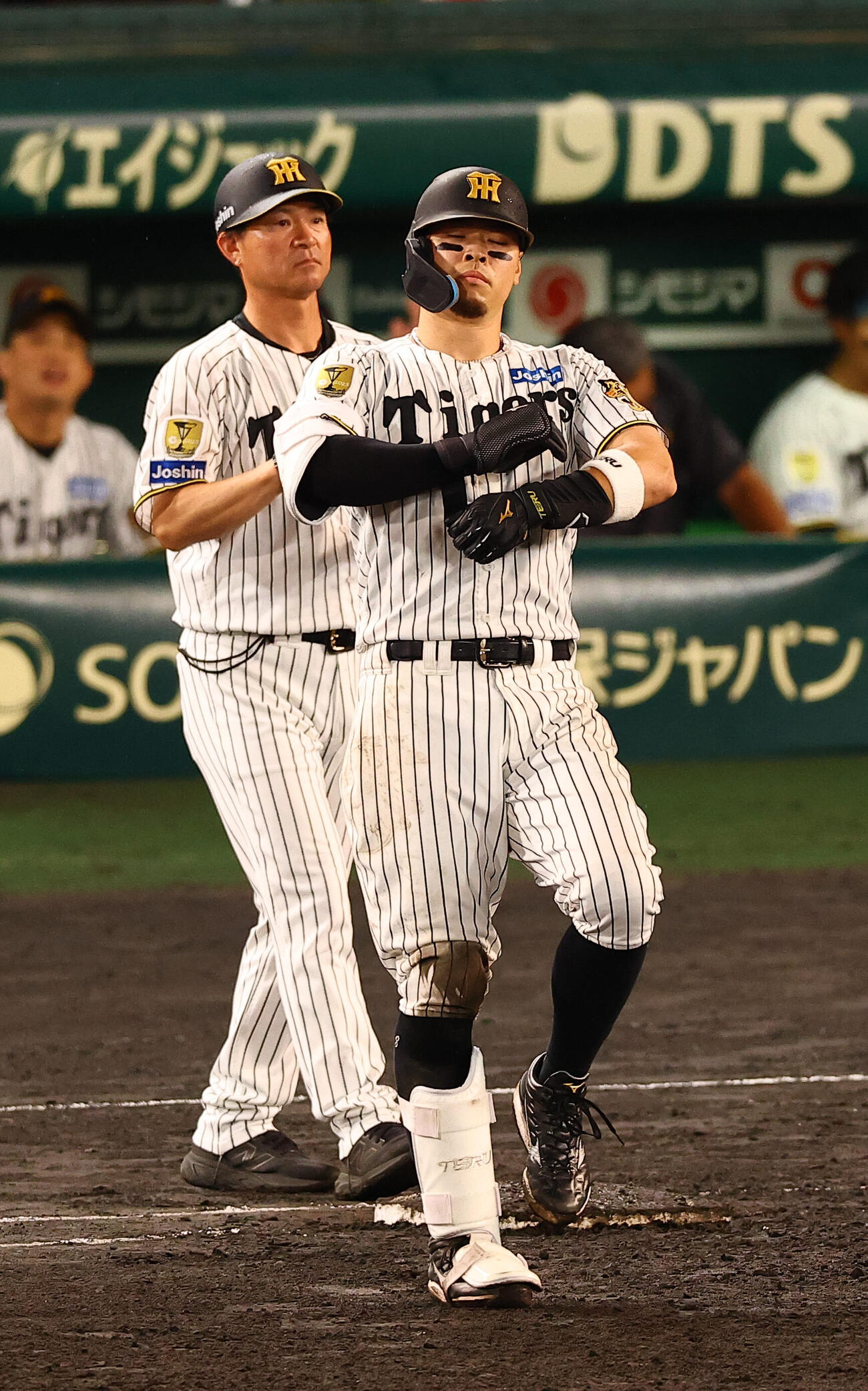 阪神対広島　7回裏阪神1死、佐藤輝明は安打を放つ（撮影・上田博志）