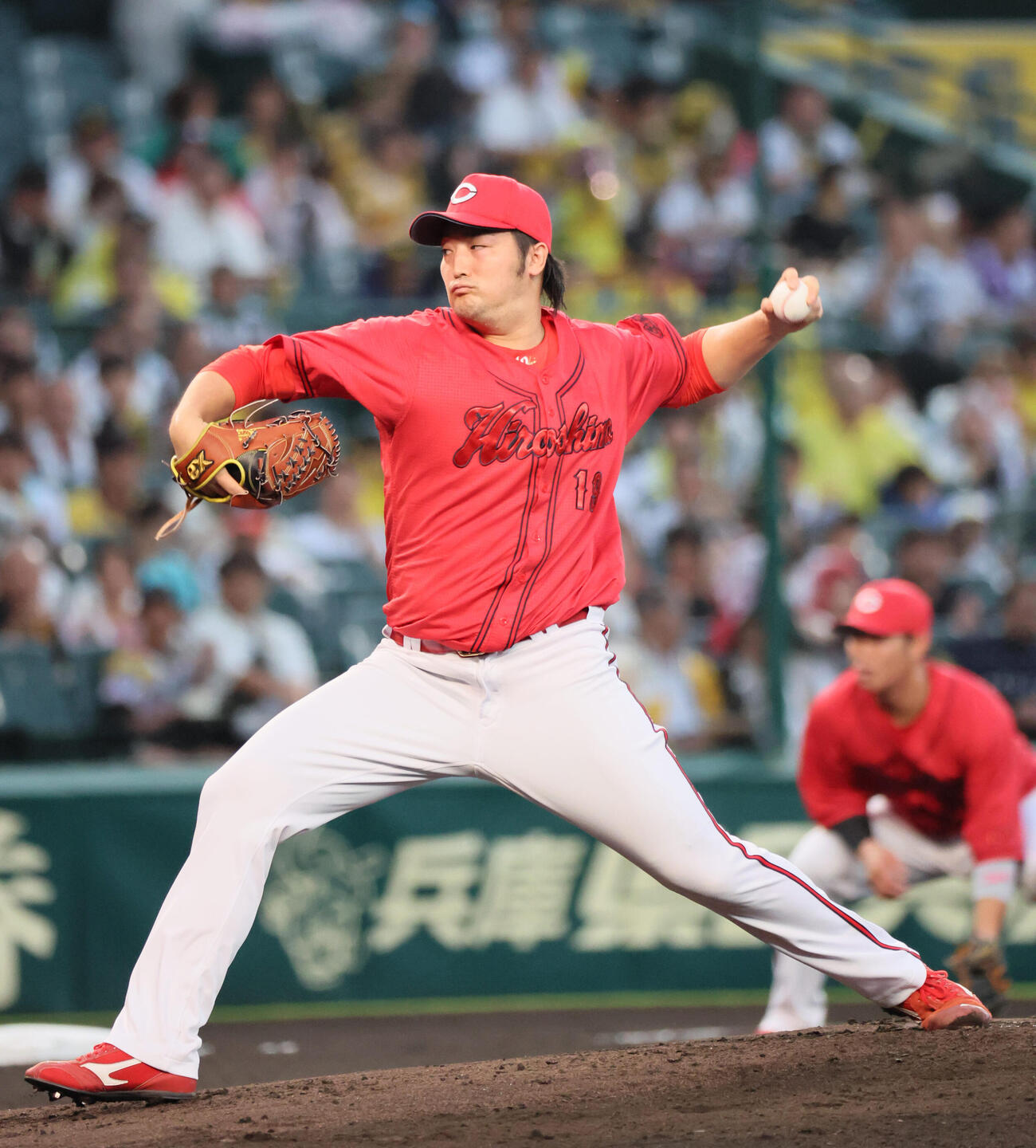 阪神対広島　広島先発の床田寛樹（撮影・宮崎幸一）