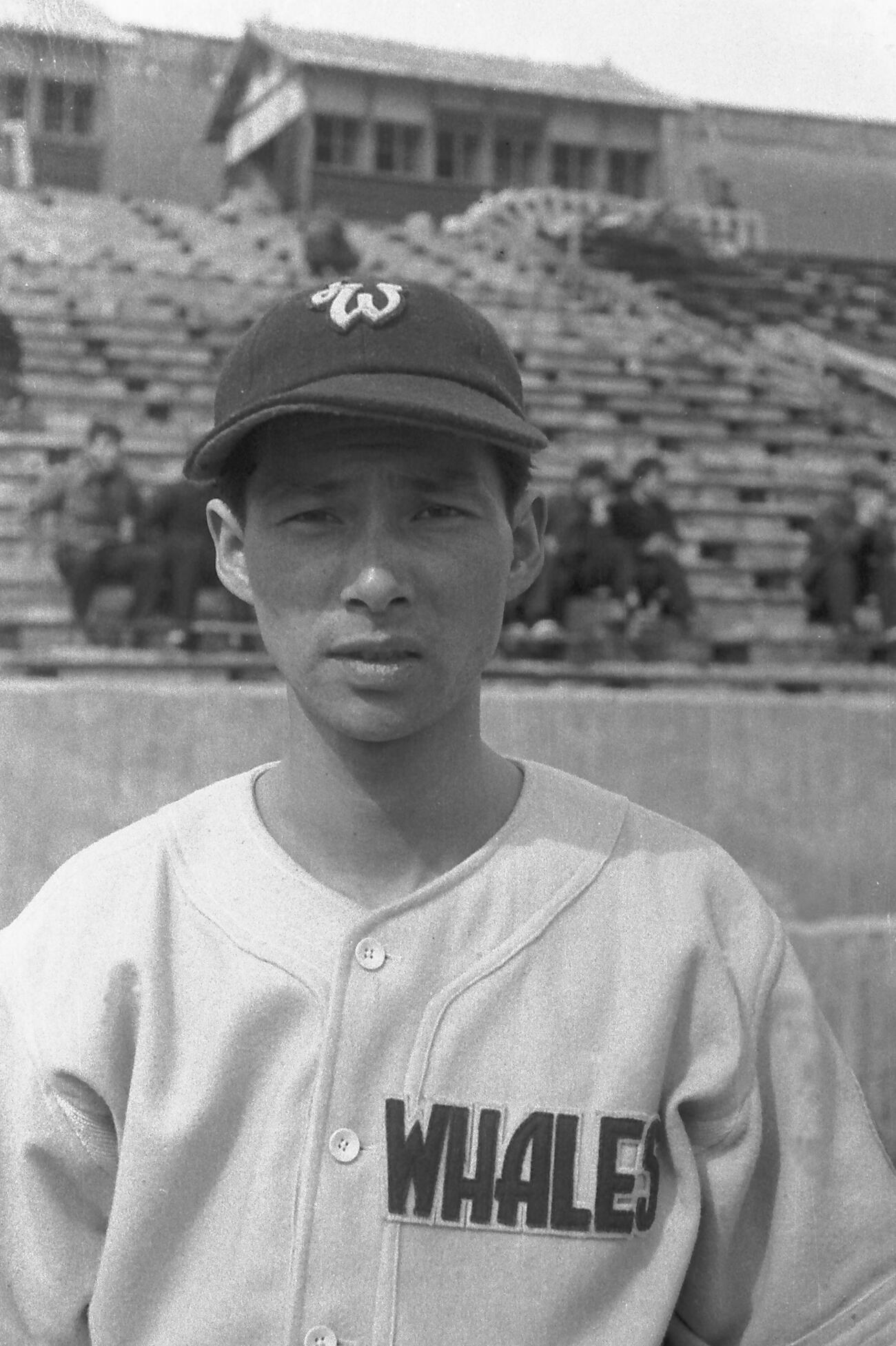 大洋の今西錬太郎さん（1950年2月22日）