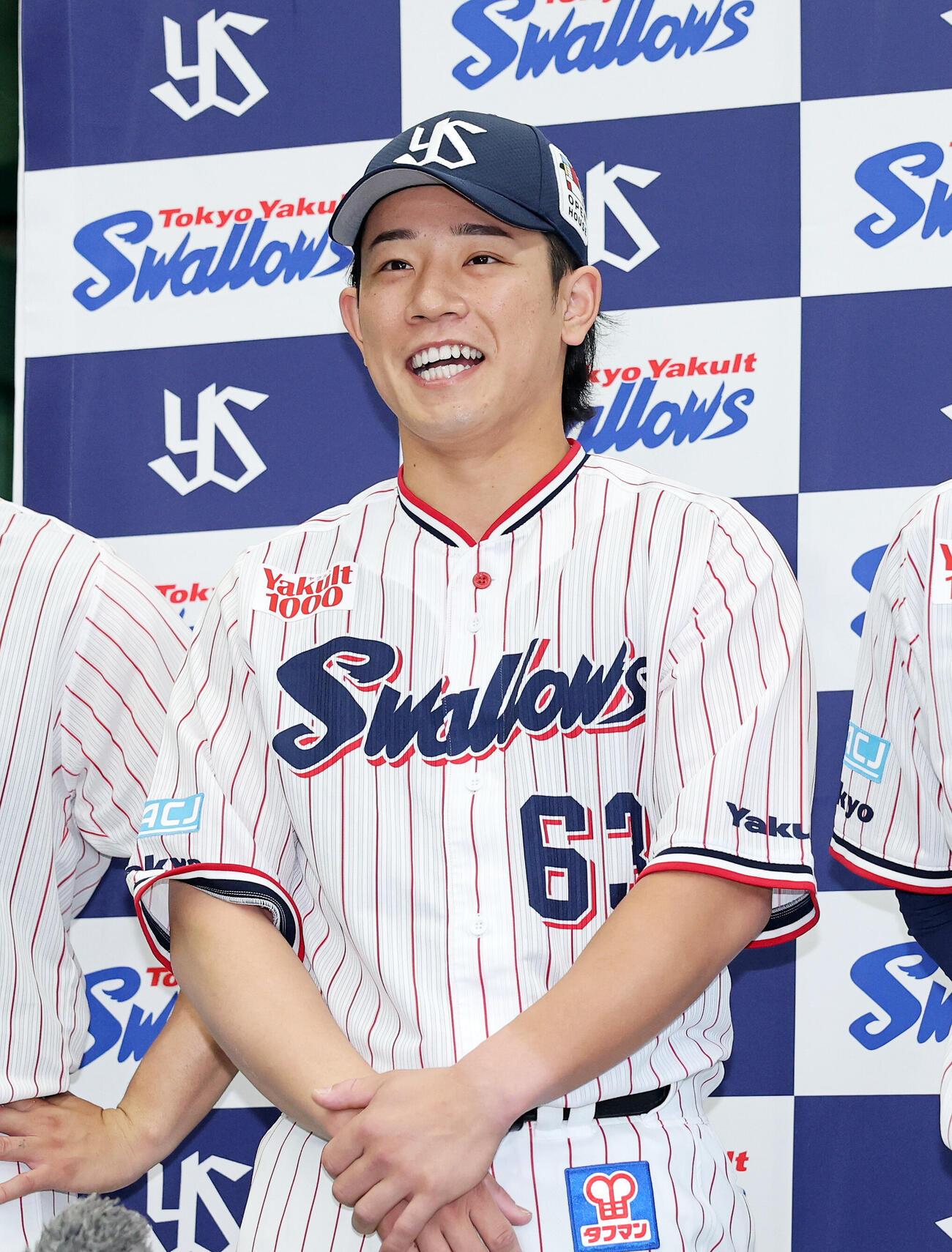 オールスターファン投票部門に選出されたヤクルト増田珠（撮影・鈴木正人）