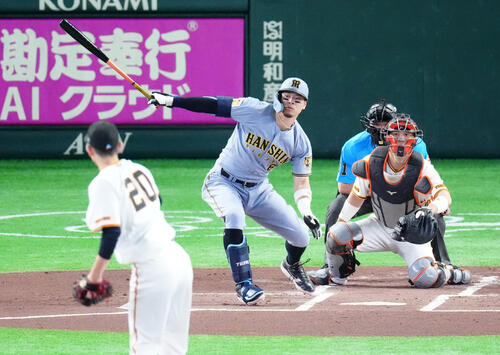 阪神】猛虎打線は5回まで無安打 巨人戸郷翔征に苦戦 同率首位できょう