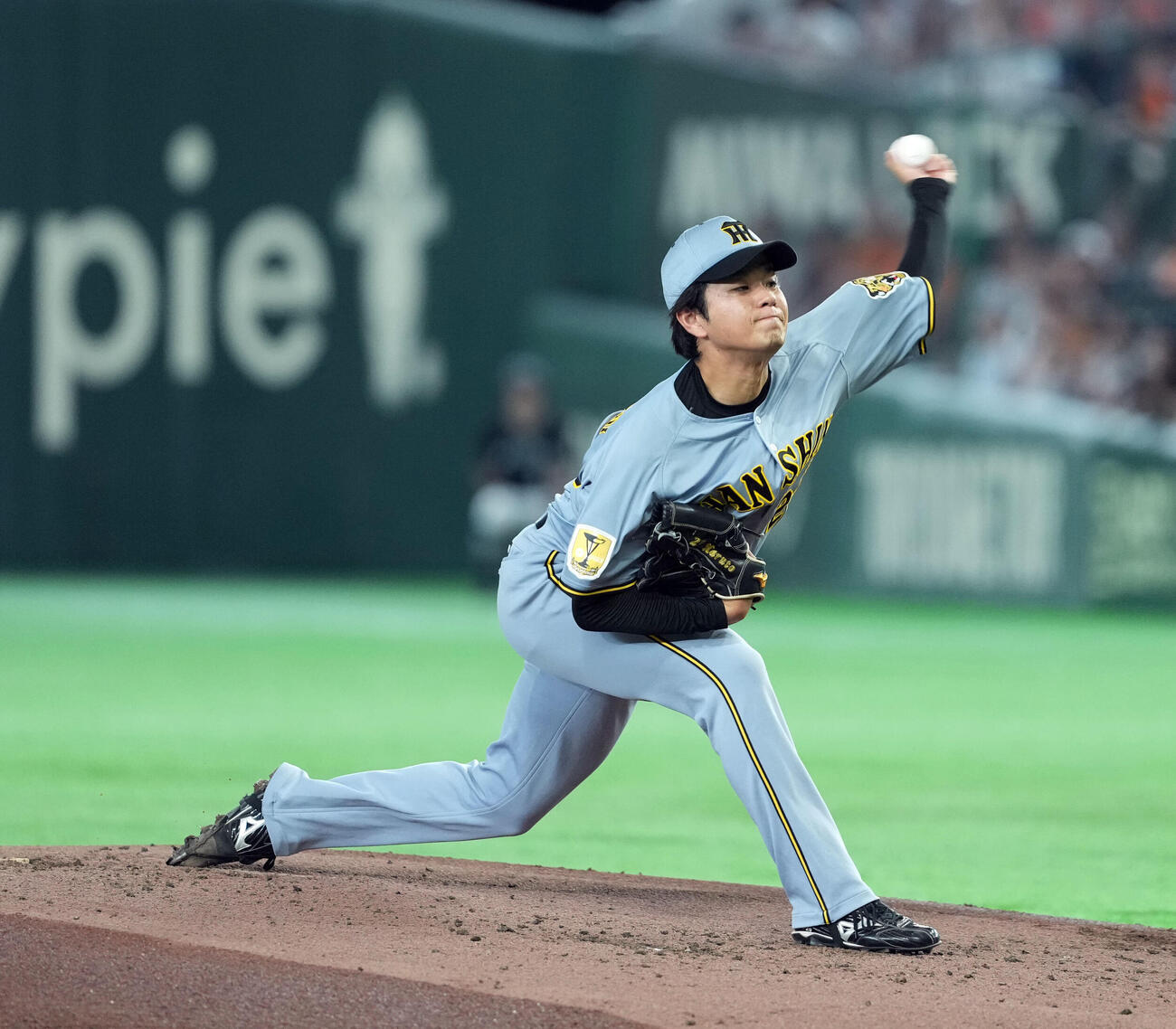 巨人対阪神　阪神の先発高橋遥人（撮影・たえ見朱実）