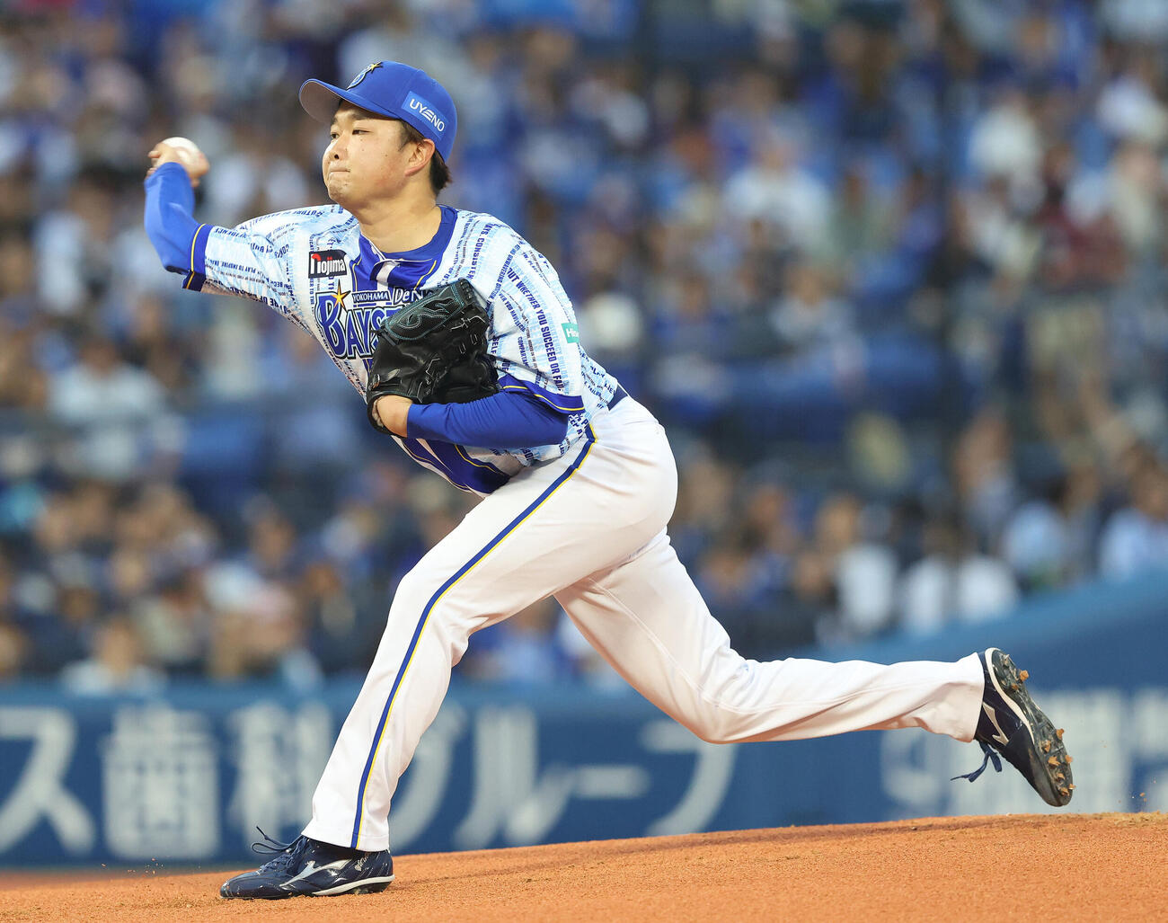 DeNA対中日　先発登板するDeNA石田裕太郎（撮影・河田真司）
