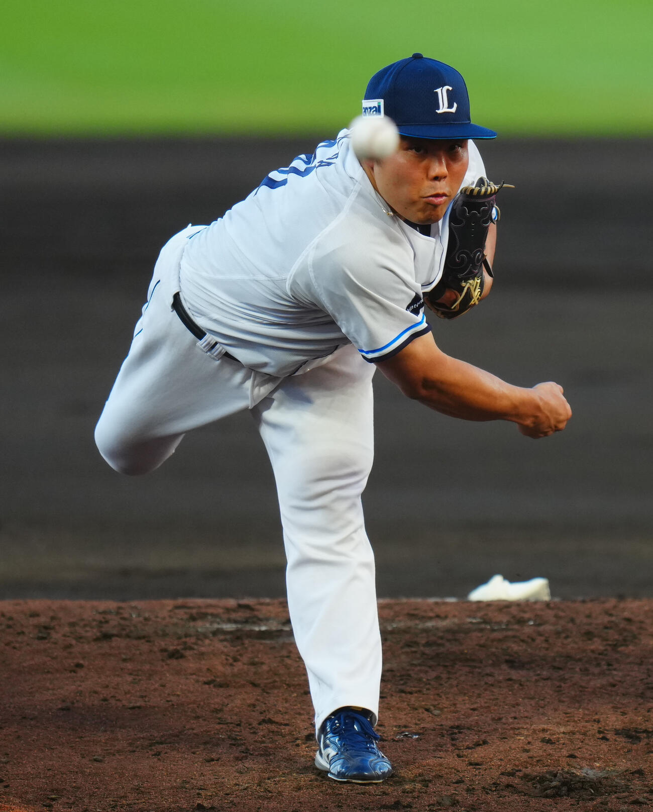 西武対楽天　力投する西武先発の平良海馬（撮影・垰建太）