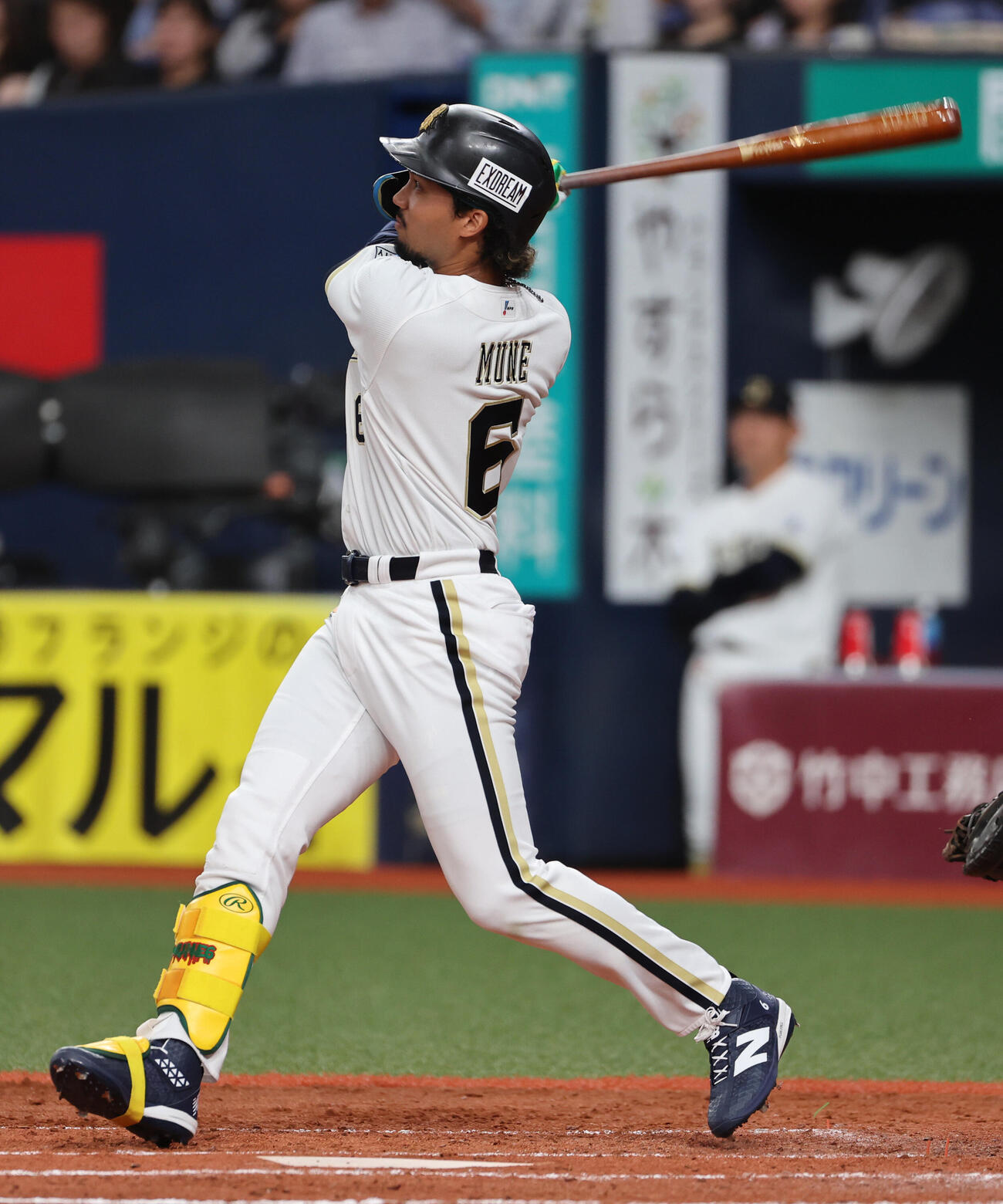 オリックス対ソフトバンク　4回裏オリックス無死、宗佑磨は本塁打を放つ（撮影・西尾就之）