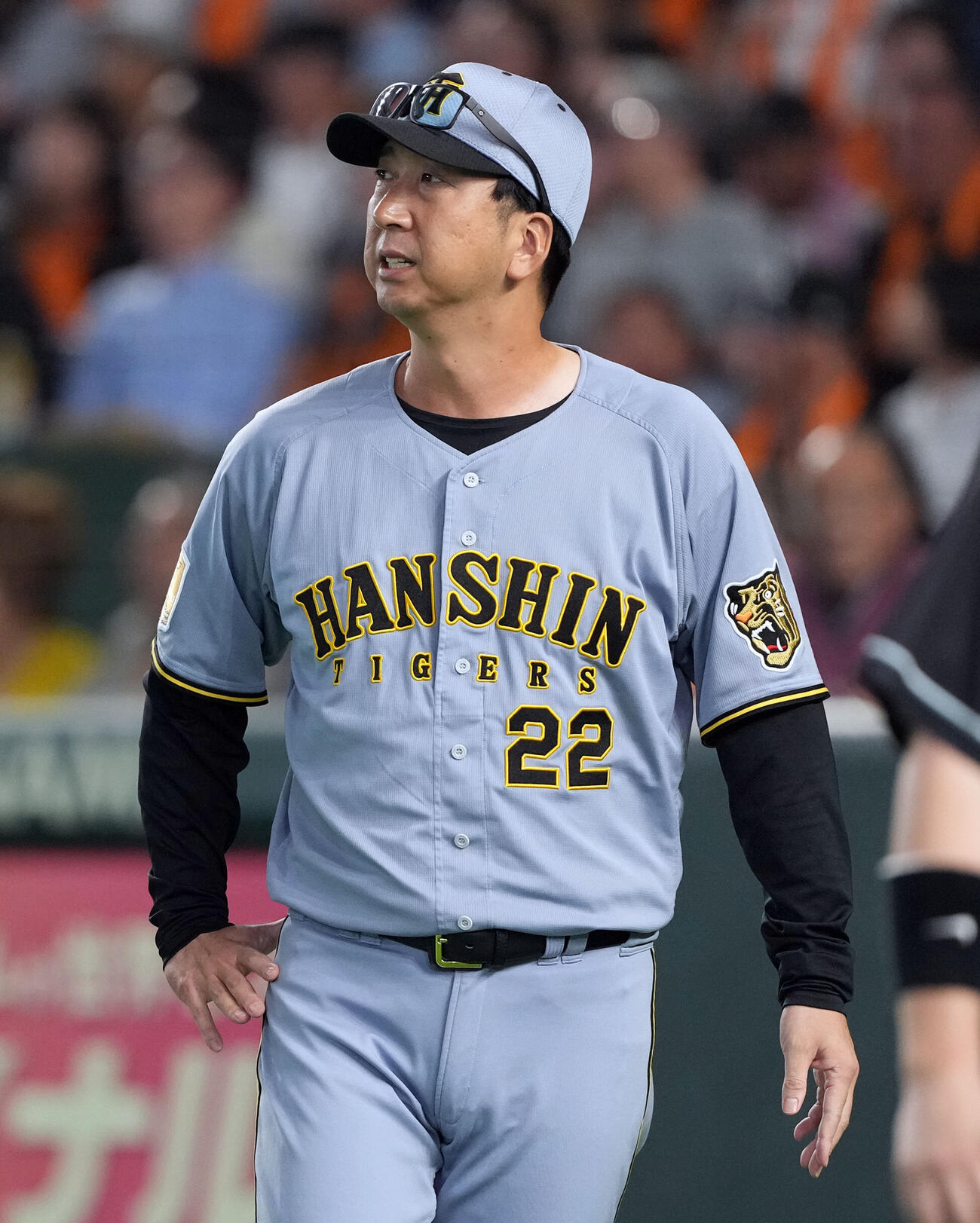 巨人対阪神　巨人に勝利した阪神藤川球児監督（撮影・たえ見朱実）