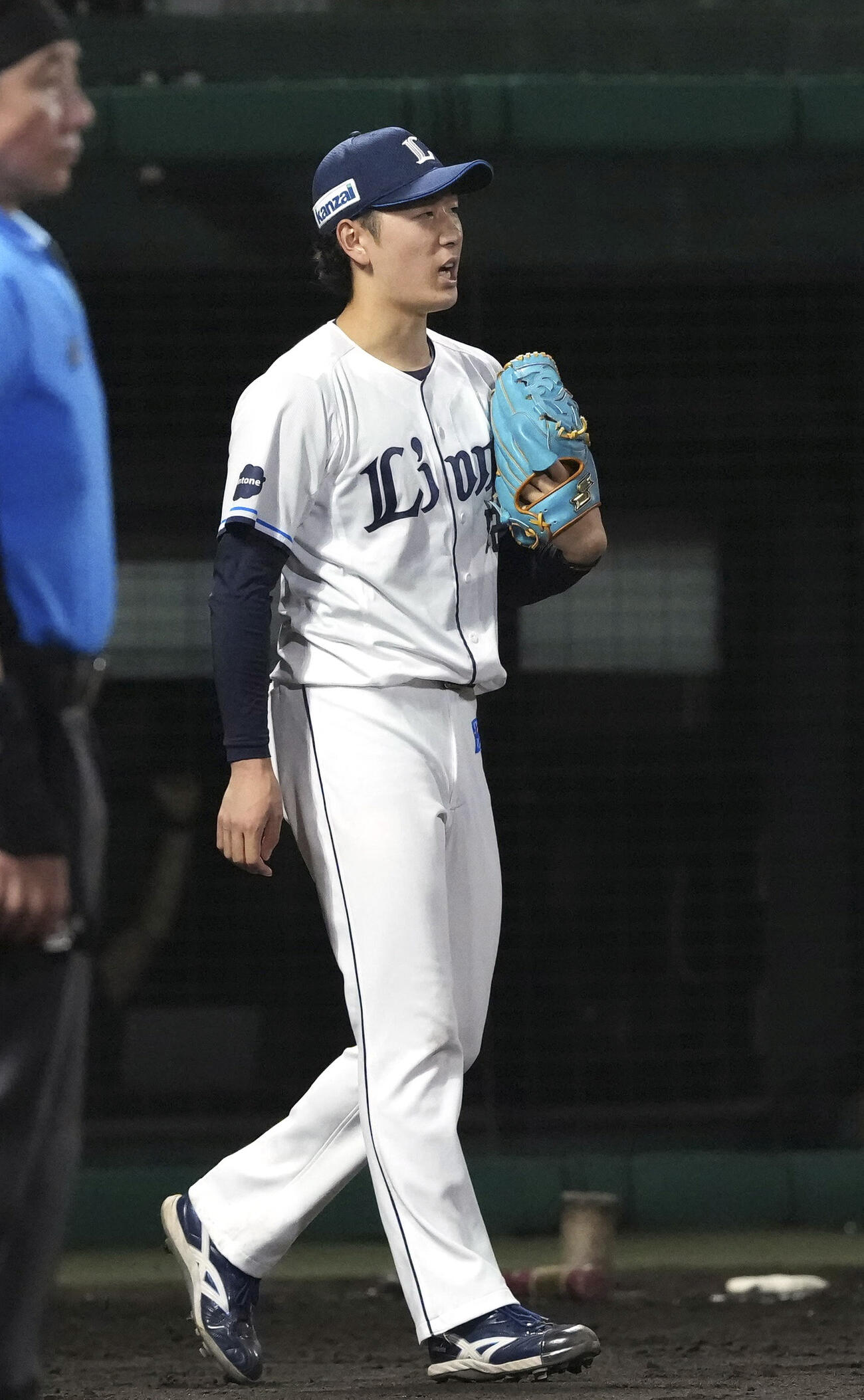 10回、楽天・武藤に勝ち越し打を許した西武・篠原＝沖縄セルラー（共同）