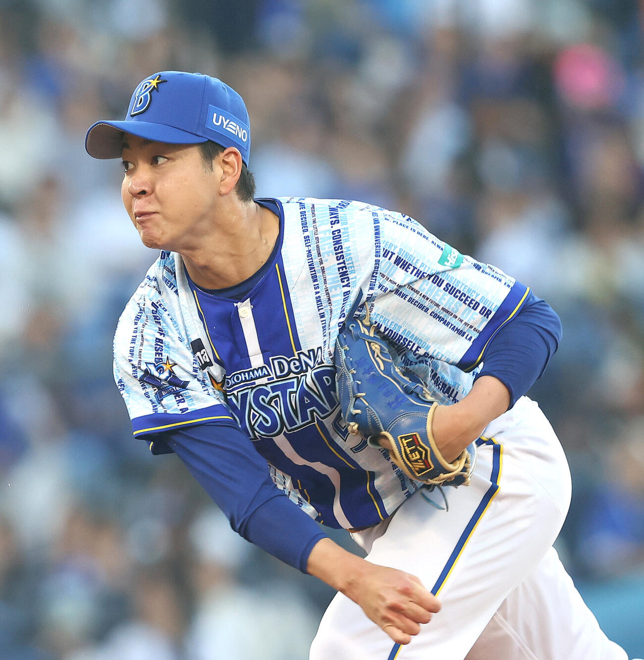 DeNA対中日　先発登板するDeNA平良拳太郎（撮影・河田真司）