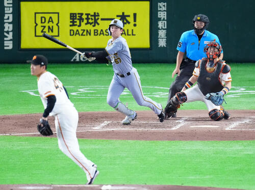 データ】阪神、5イニング連続得点は21年5月以来 巨人戦では13年5月