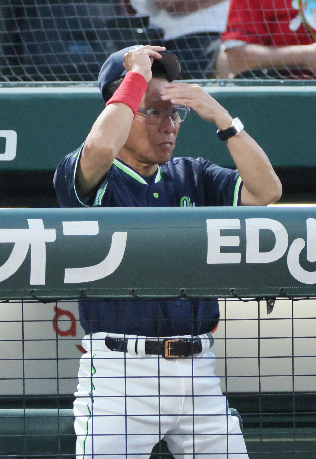 広島対ヤクルト　5回裏広島、ベンチのヤクルト池山隆寛監督（撮影・加藤孝規）