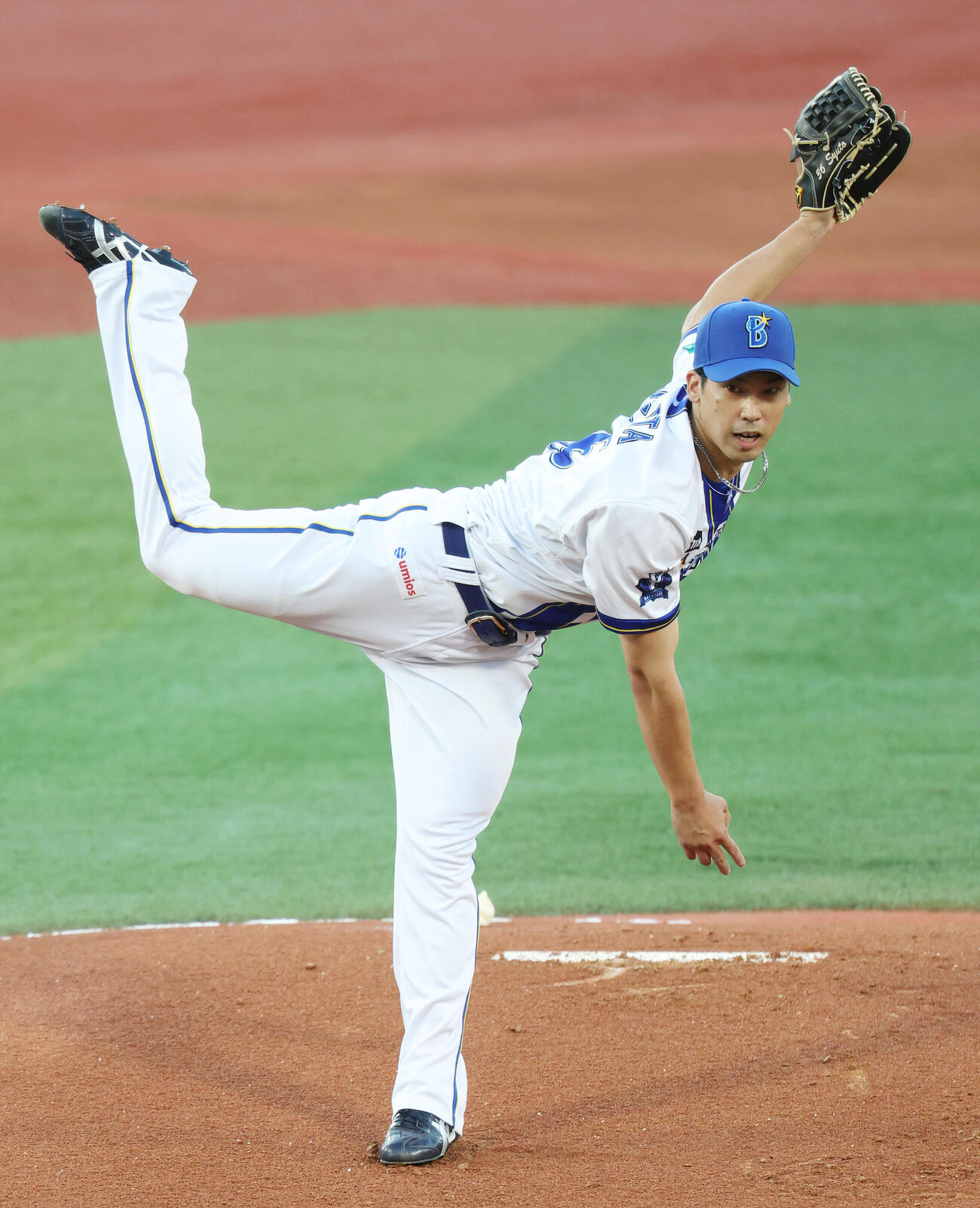 DeNA対巨人　DeNA先発の尾形崇斗（撮影・宮地輝）