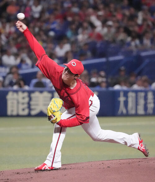 【広島】森下暢仁が５回６失点ＫＯ　味方失策もあり中盤に失点、５回にはサノーにソロを食らう