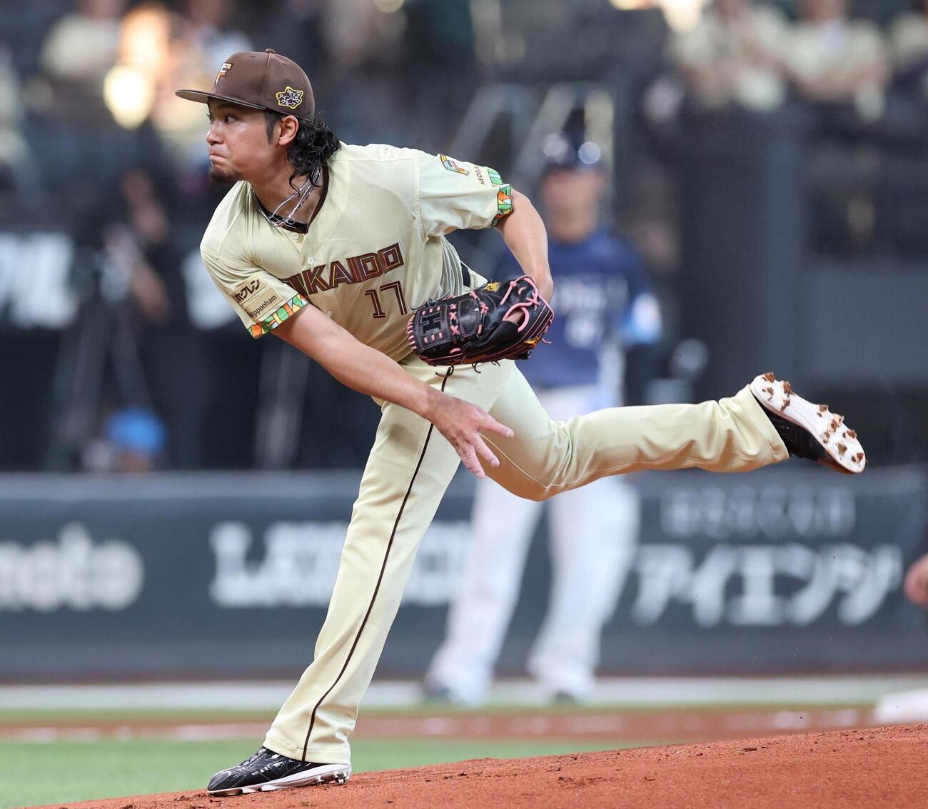 日本ハム対西武　日本ハム先発の伊藤大海（撮影・黒川智章）　