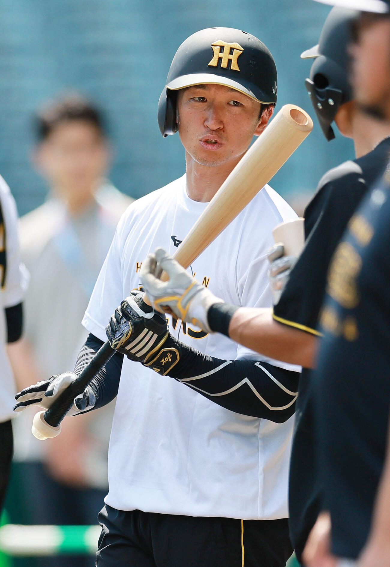 阪神対ヤクルト　練習に励む阪神近本光司（撮影・上山淳一）