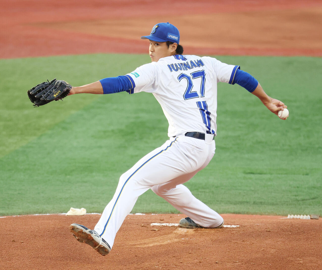 DeNA対巨人　DeNA先発の藤浪晋太郎（撮影・宮地輝）