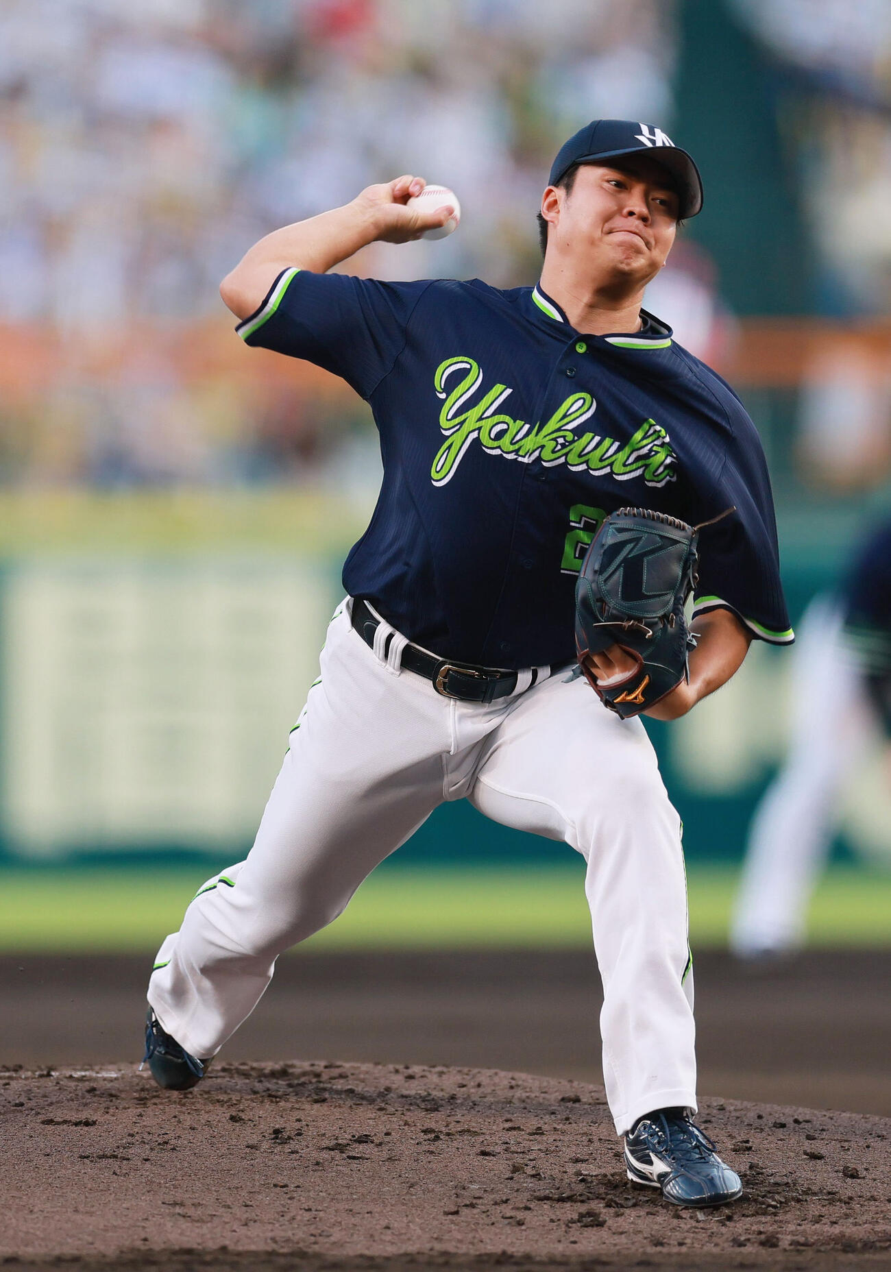 阪神対ヤクルト　ヤクルト先発の松本健吾（撮影・上山淳一）