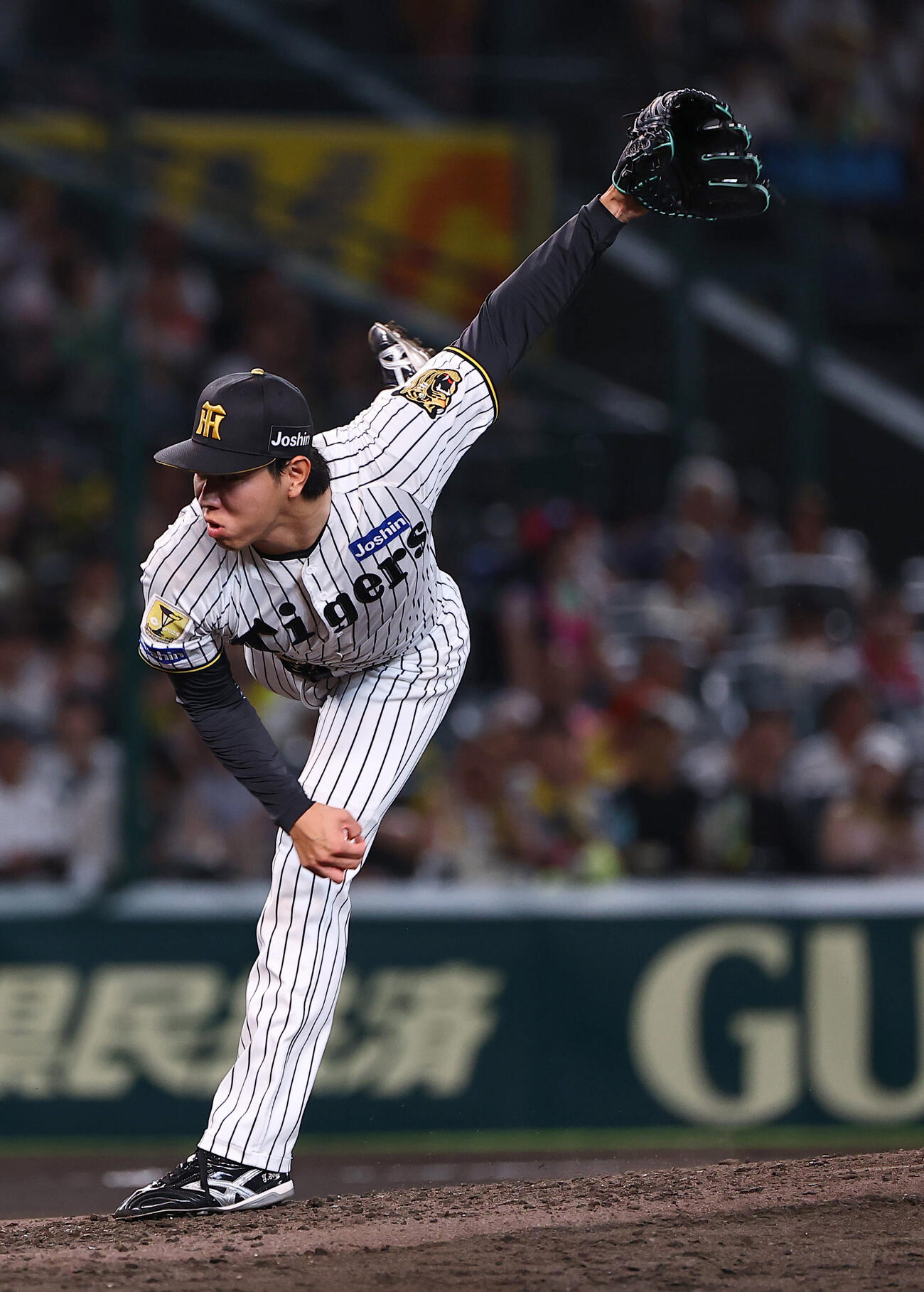 阪神対ヤクルト　阪神2番手の工藤泰成（撮影・上田博志）