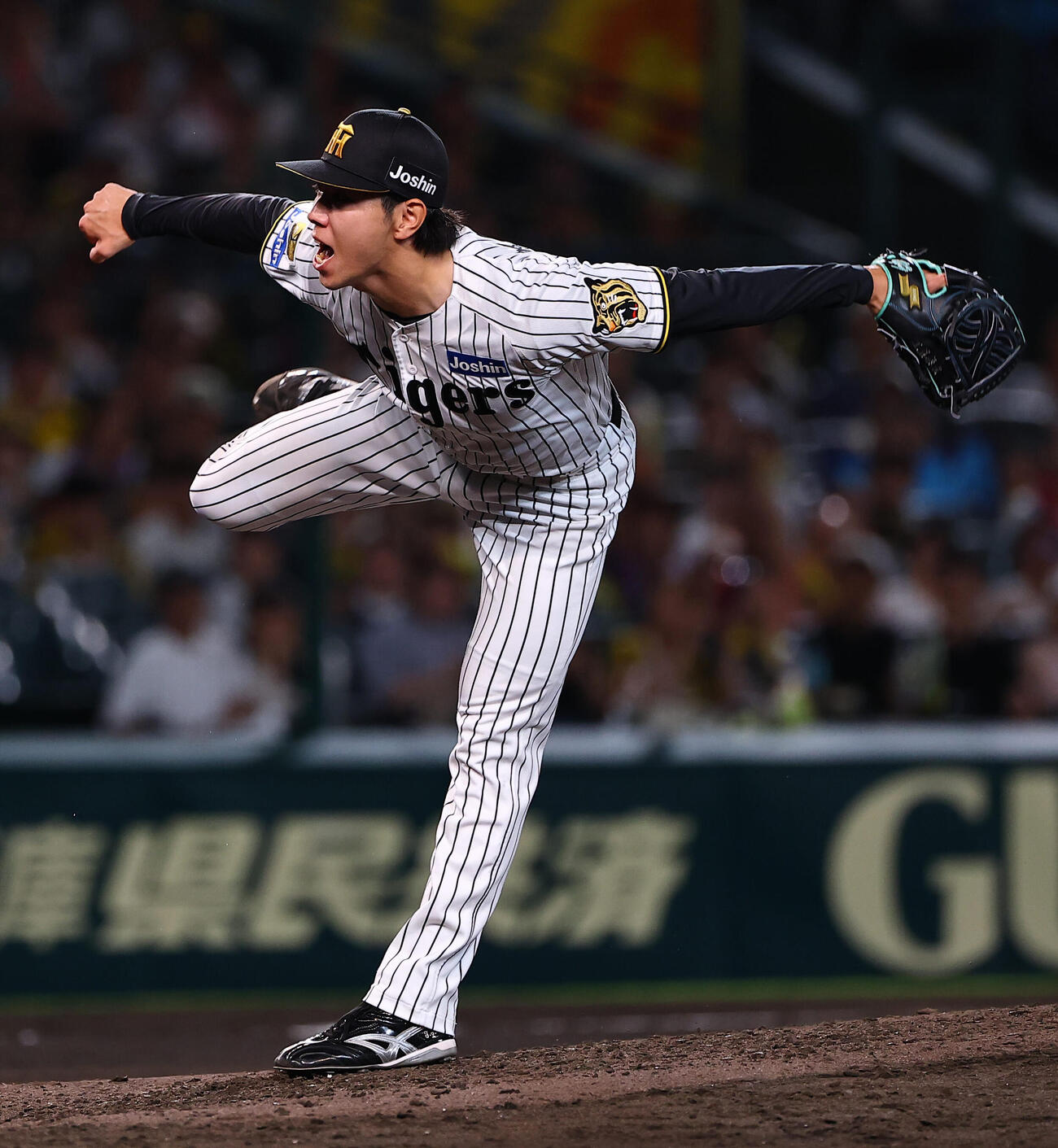 阪神対ヤクルト　阪神2番手の工藤泰成（撮影・上田博志）