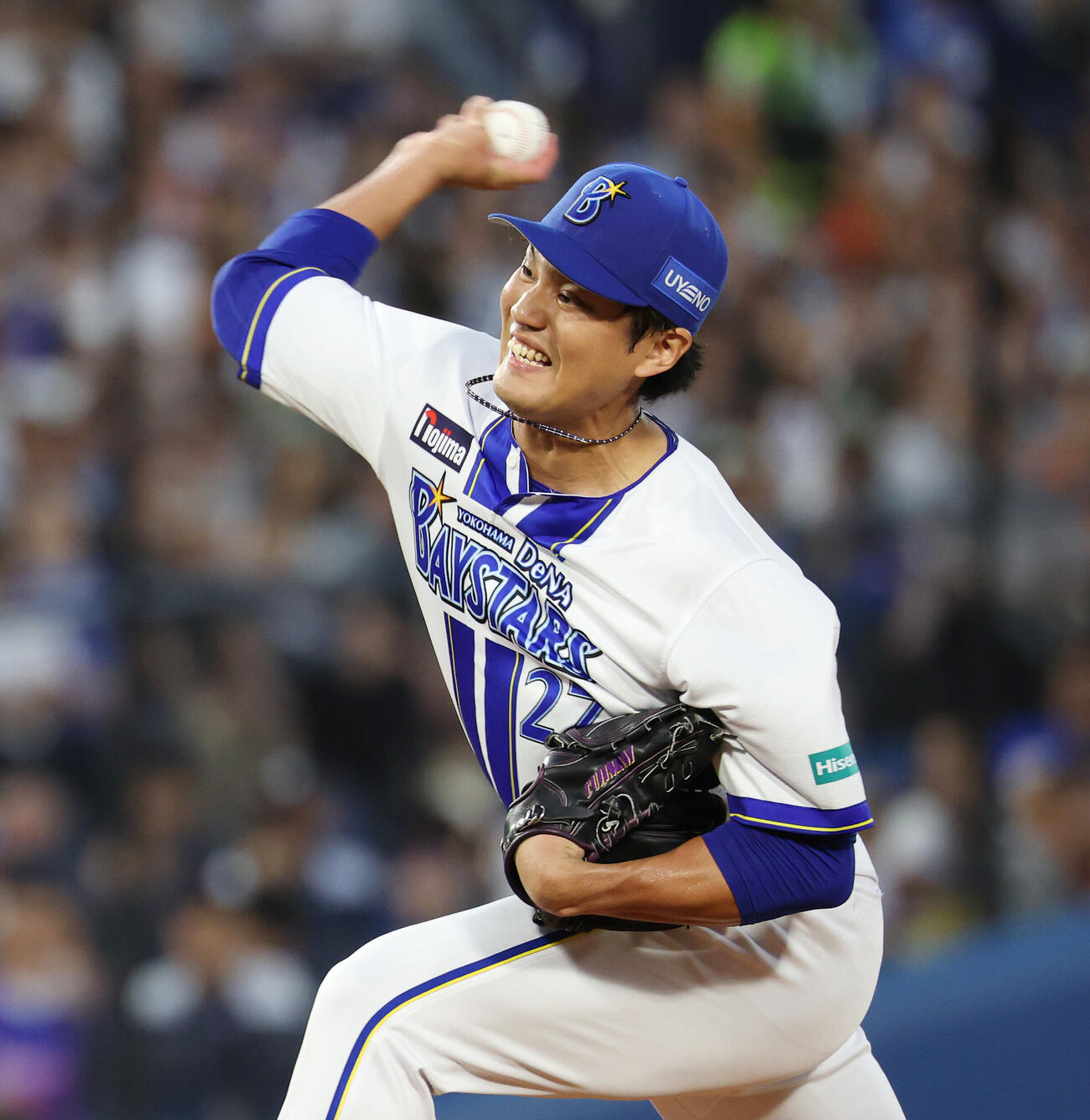 DeNA対巨人　DeNA先発の藤浪晋太郎（撮影・宮地輝）