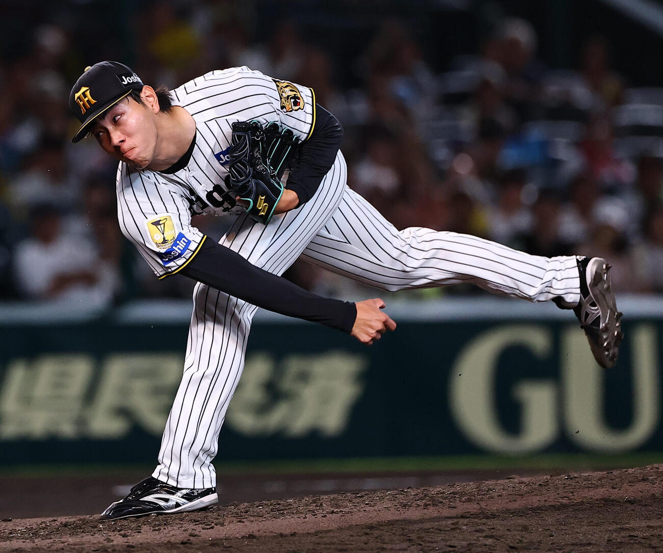 阪神対ヤクルト　163キロのストレートを投げる工藤泰成（撮影・上田博志）