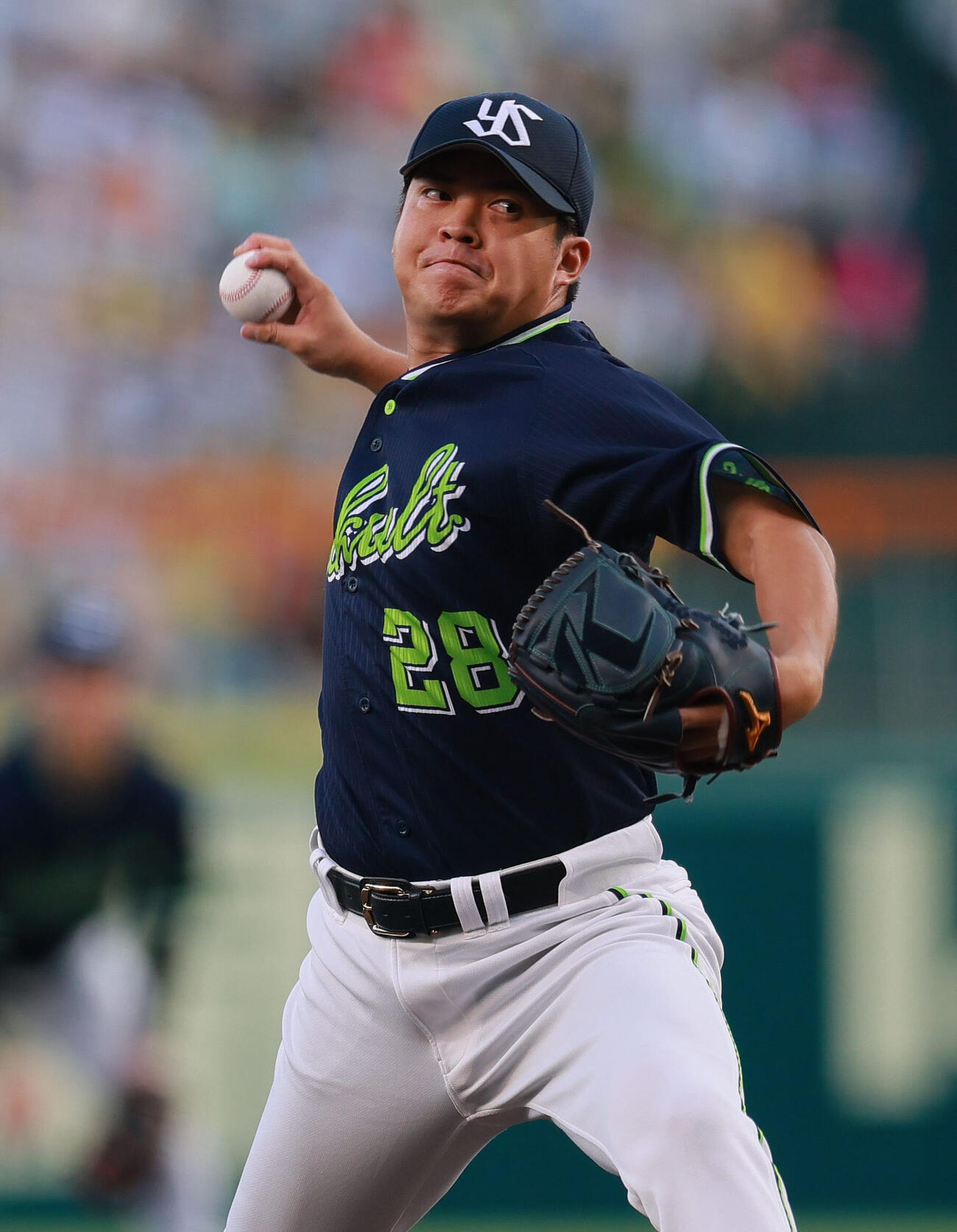 阪神対ヤクルト　ヤクルト先発の松本健吾（撮影・上山淳一）