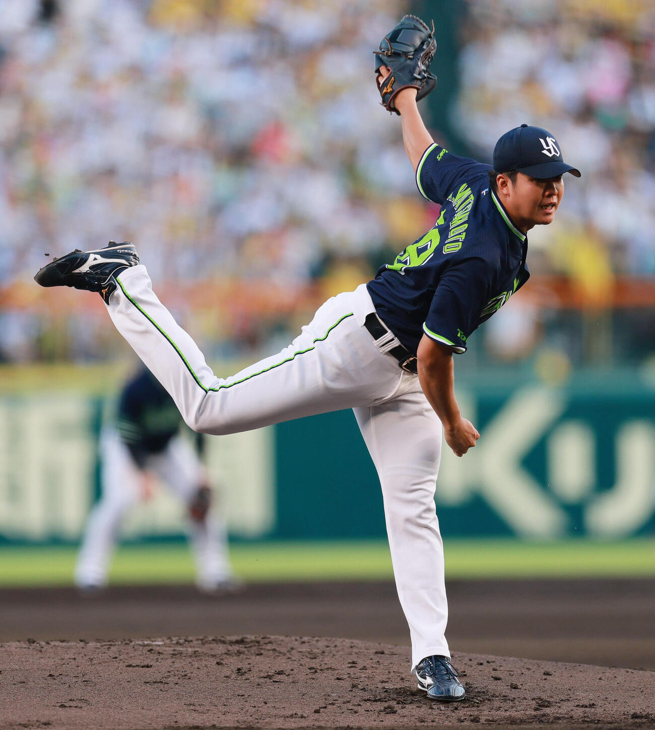 阪神対ヤクルト　ヤクルト先発の松本健吾（撮影・上山淳一）