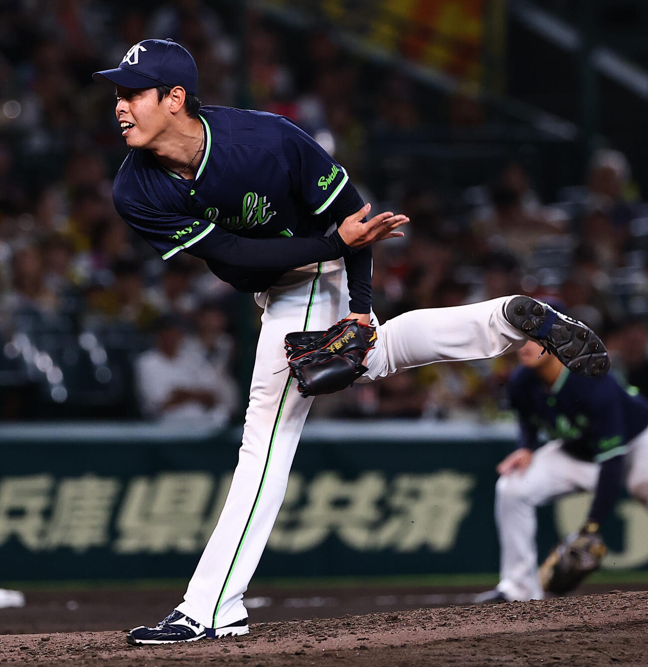 阪神対ヤクルト　ヤクルト2番手の丸山翔大（撮影・上田博志）