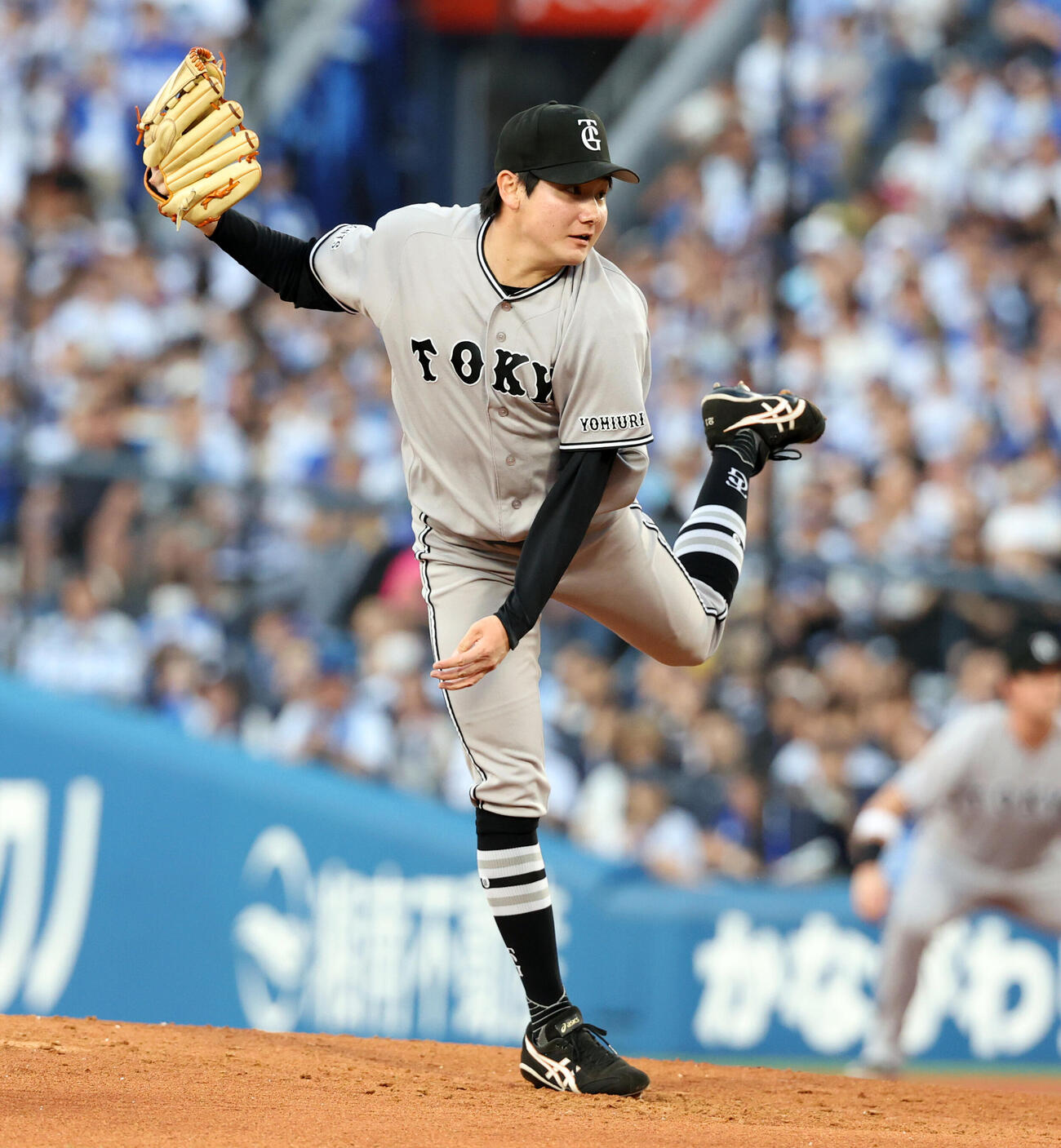 DeNA対巨人　巨人先発の竹丸和幸（撮影・浅見桂子）