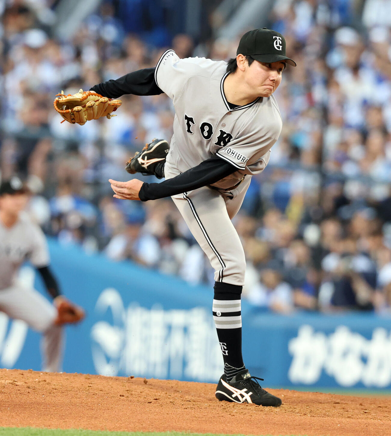 DeNA対巨人　巨人先発の竹丸和幸（撮影・浅見桂子）