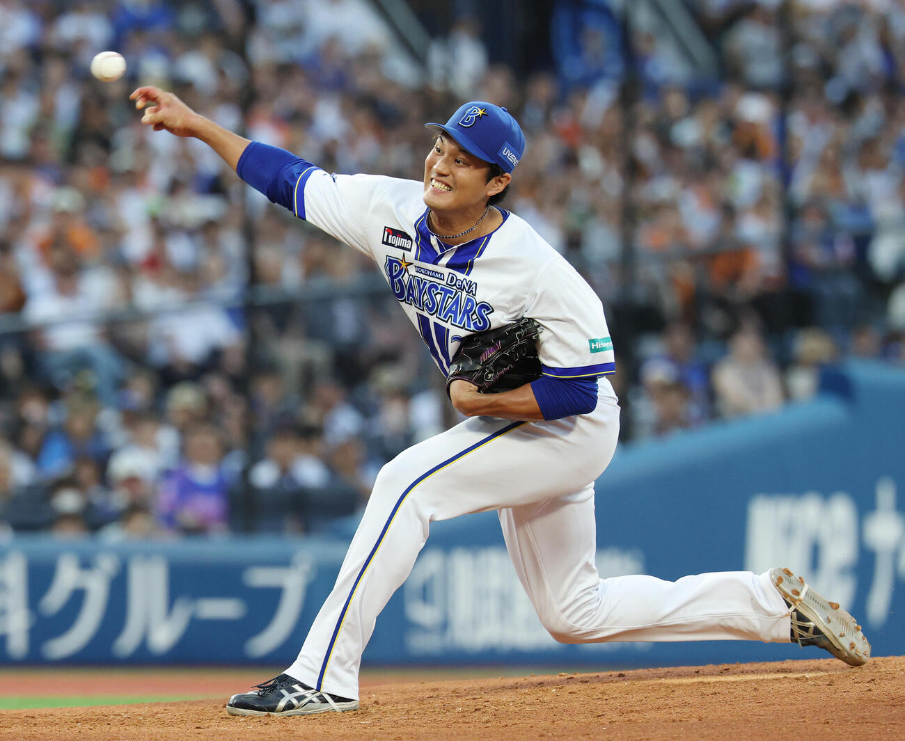 DeNA対巨人　DeNA先発の藤浪晋太郎（撮影・宮地輝）
