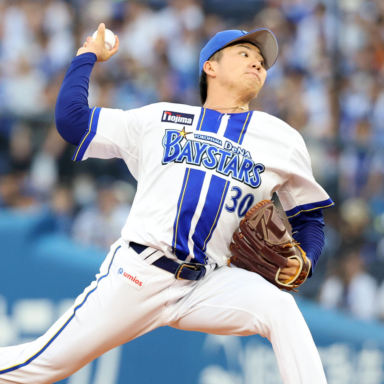 DeNA対巨人　DeNA先発の篠木健太郎（撮影・浅見桂子）