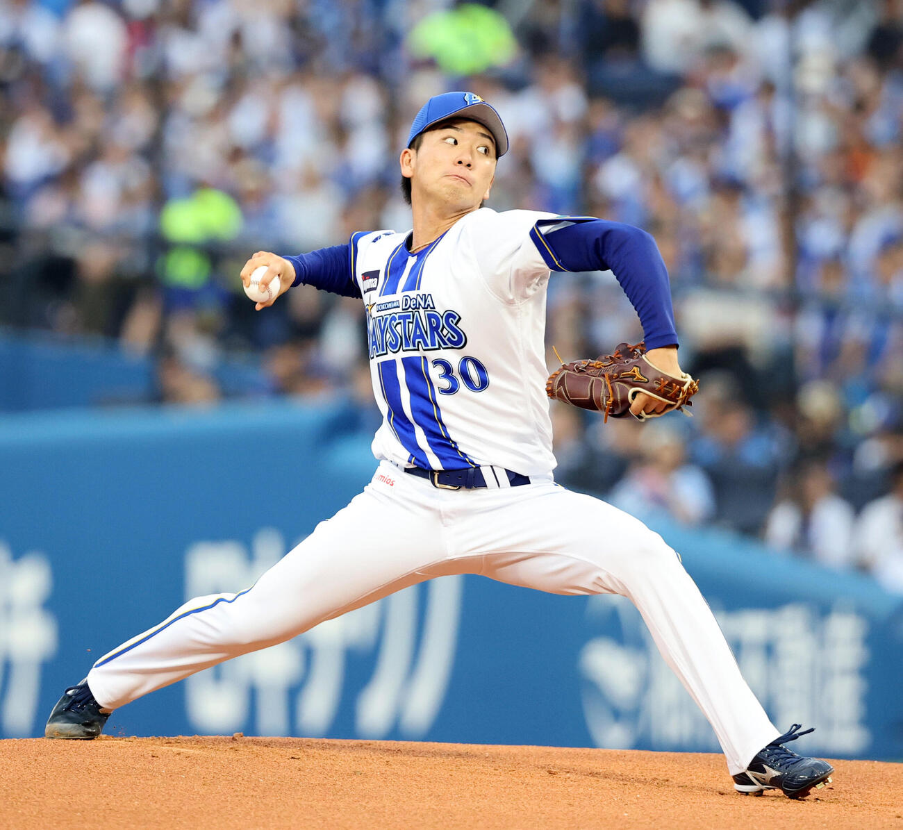 DeNA対巨人　DeNA先発の篠木健太郎（撮影・浅見桂子）