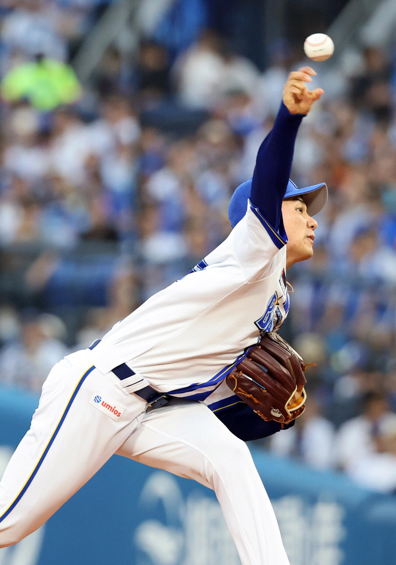DeNA対巨人　DeNA先発の篠木健太郎（撮影・浅見桂子）